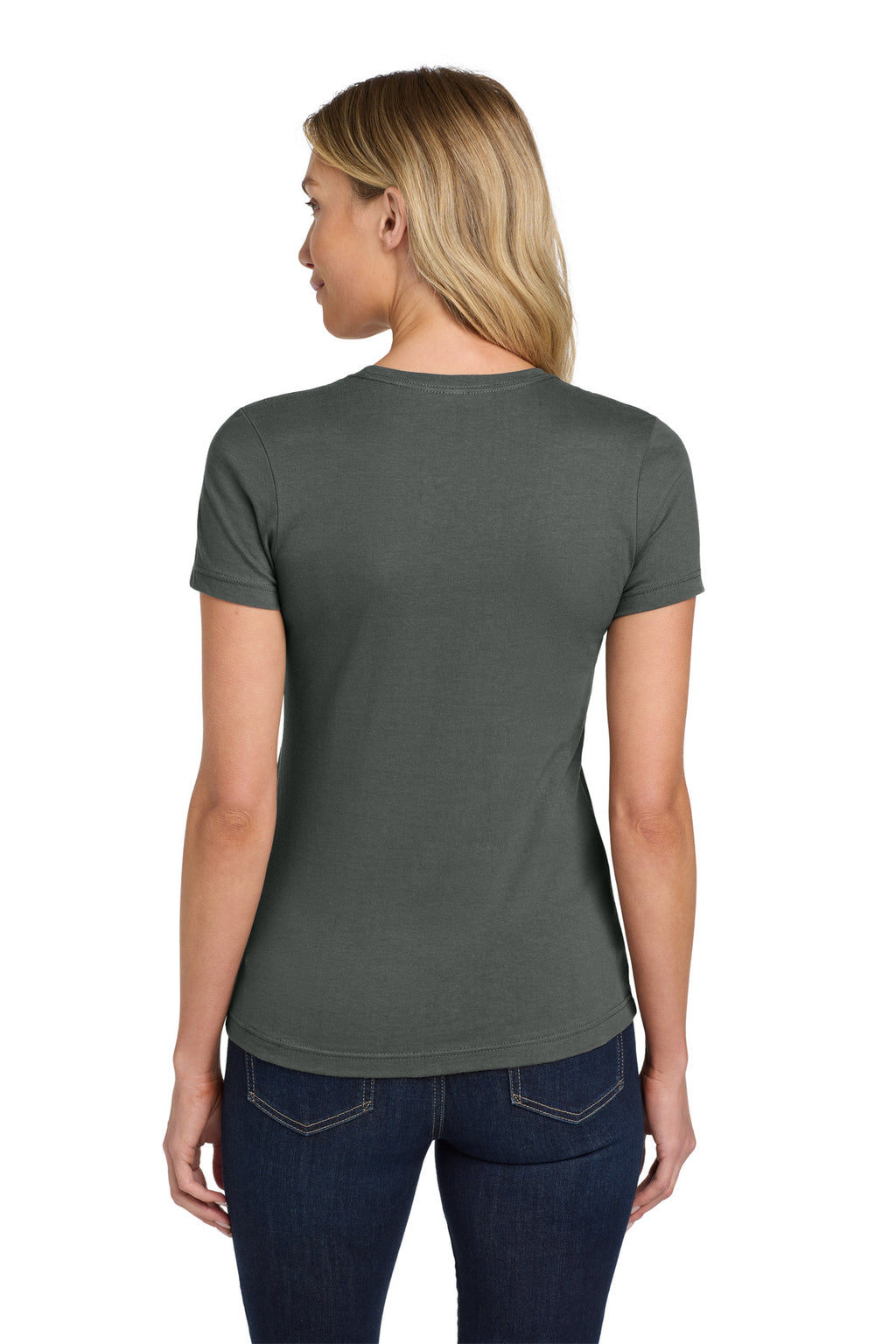 Gildan Softstyle Women's T-Shirt. 64000L - Charcoal - back