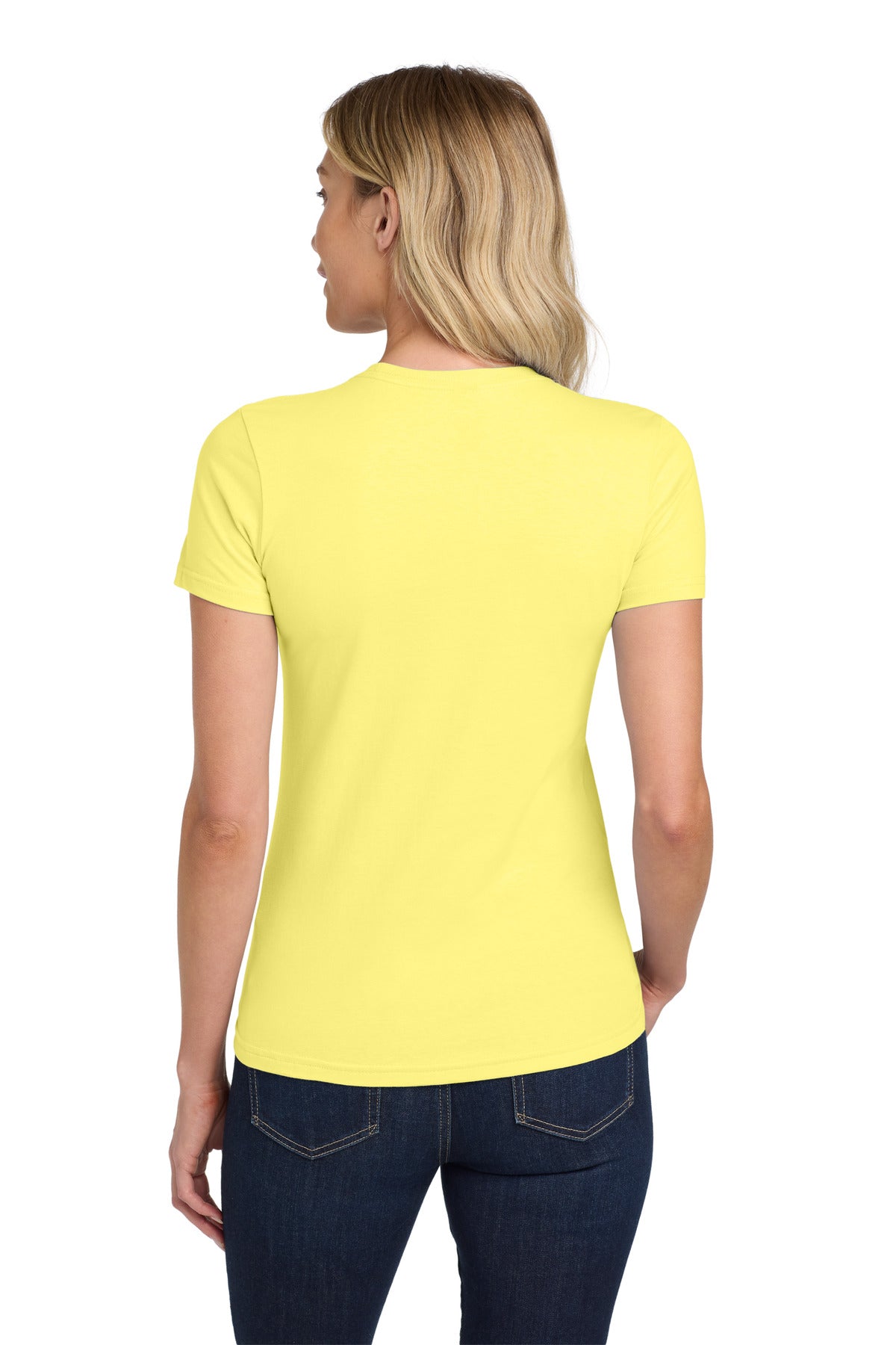 Gildan Softstyle Women's T-Shirt. 64000L - Cornsilk - back