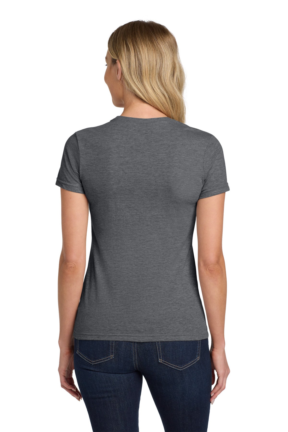 Gildan Softstyle Women's T-Shirt. 64000L - Graphite Heather - back
