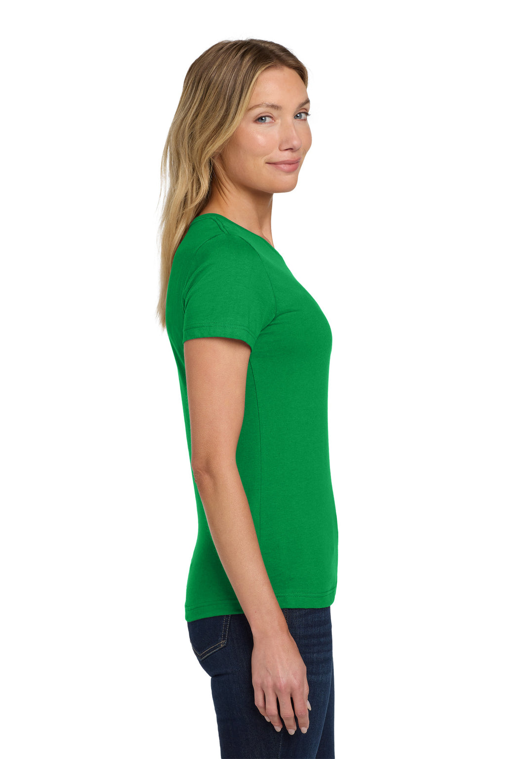 Gildan Softstyle Women's T-Shirt. 64000L - Irish Green - side