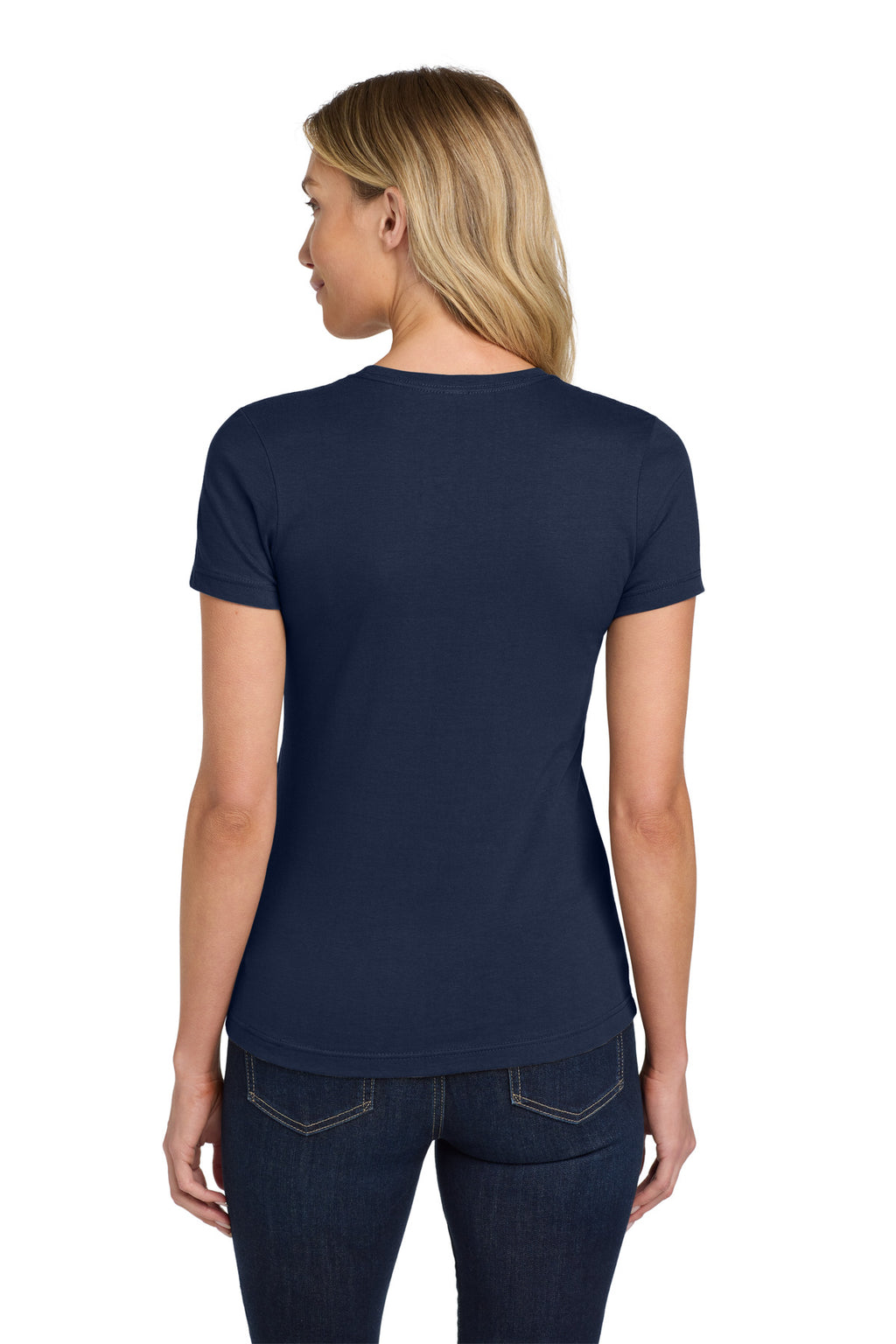 Gildan Softstyle Women's T-Shirt. 64000L - Navy - back