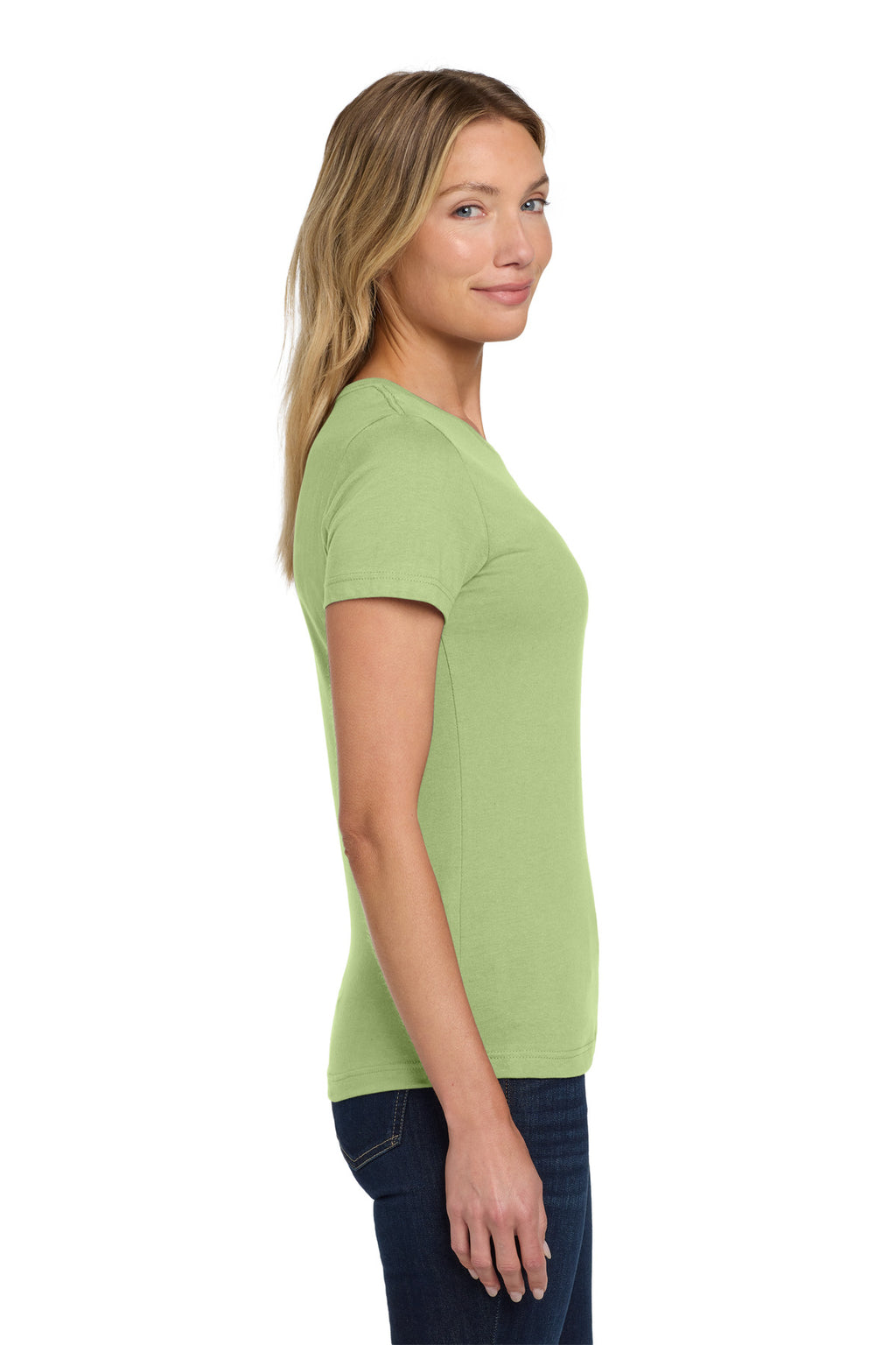 Gildan Softstyle Women's T-Shirt. 64000L - Pistachio - side