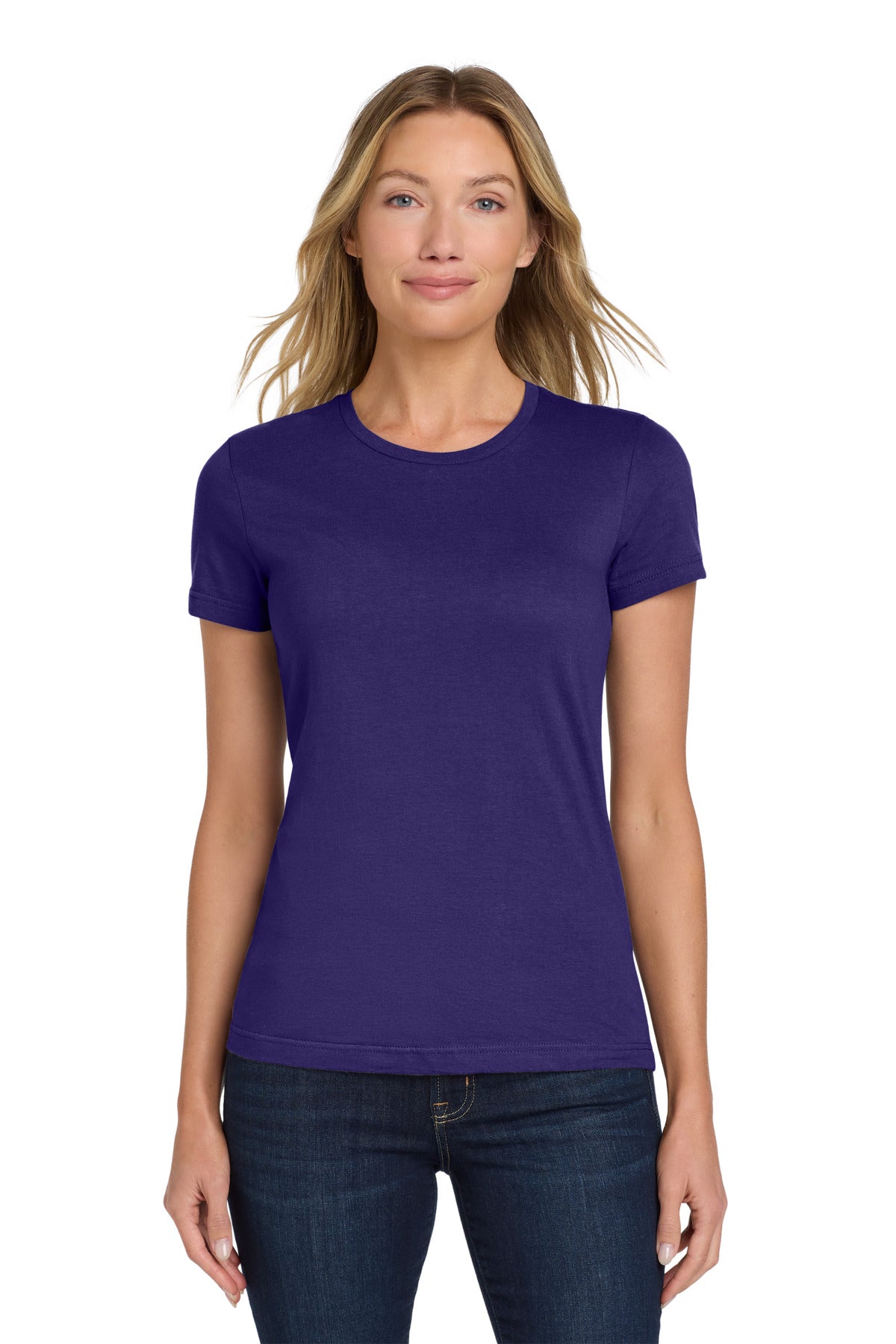 Gildan Softstyle Women's T-Shirt. 64000L - Purple - front