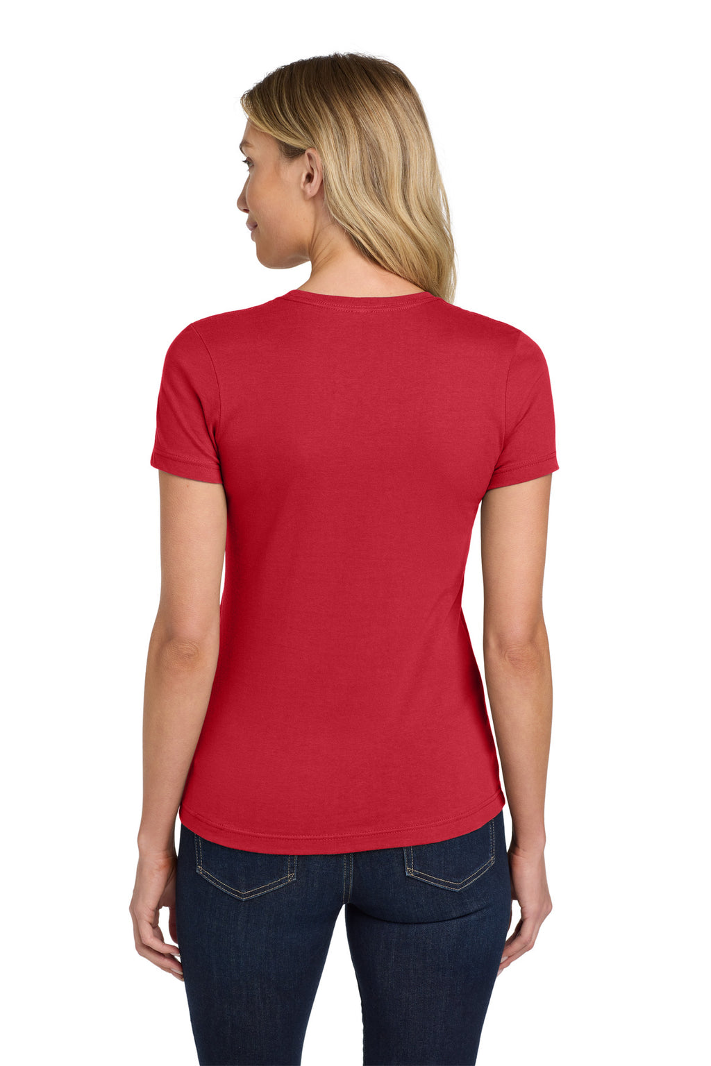 Gildan Softstyle Women's T-Shirt. 64000L - Red - back