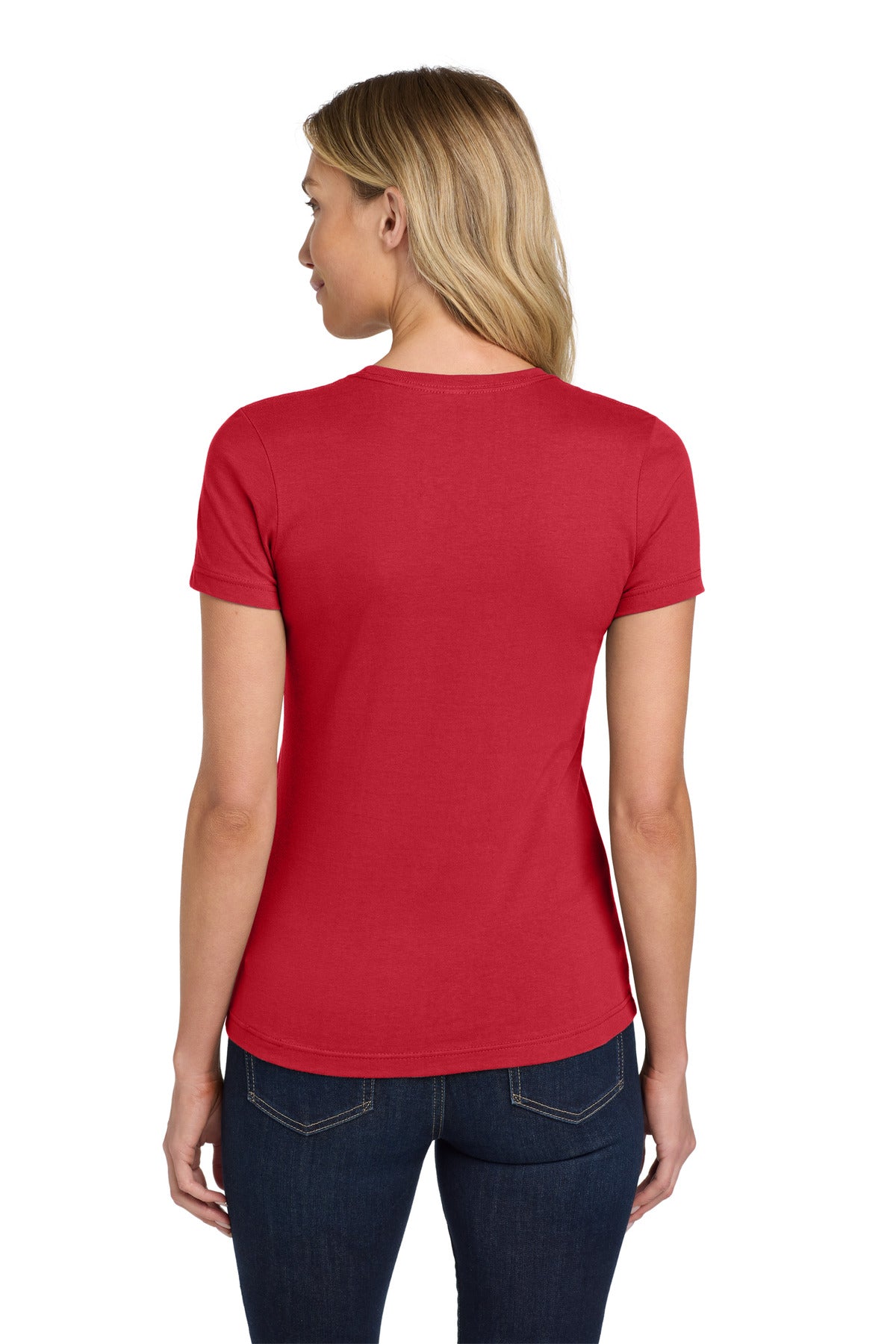 Gildan Softstyle Women's T-Shirt. 64000L - Red - back