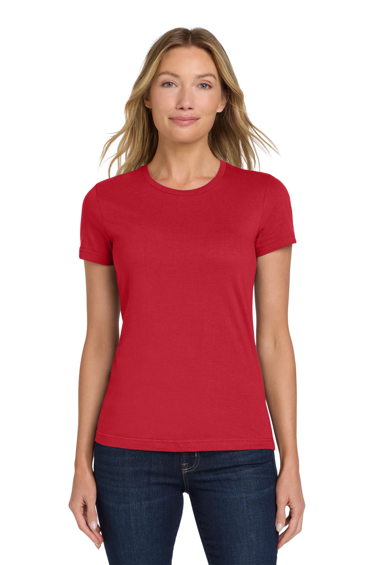 Gildan Softstyle Women's T-Shirt. 64000L - Red - front