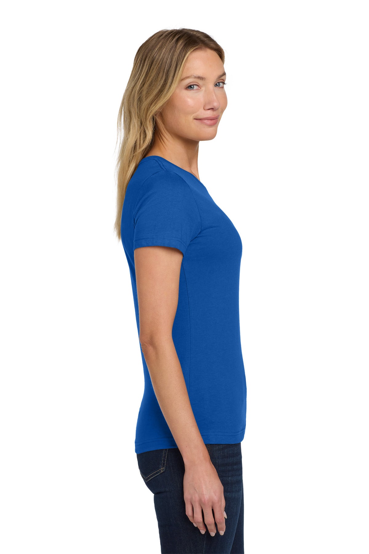 Gildan Softstyle Women's T-Shirt. 64000L - Royal - side