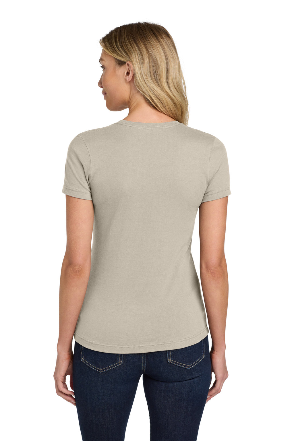 Gildan Softstyle Women's T-Shirt. 64000L - Sand - back