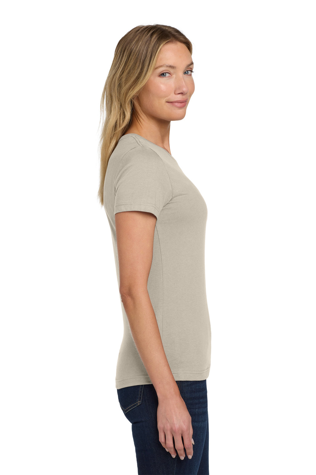 Gildan Softstyle Women's T-Shirt. 64000L - Sand - side