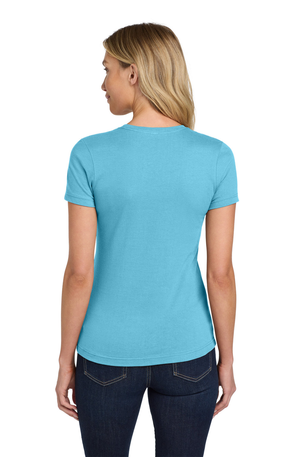 Gildan Softstyle Women's T-Shirt. 64000L - Sky - back