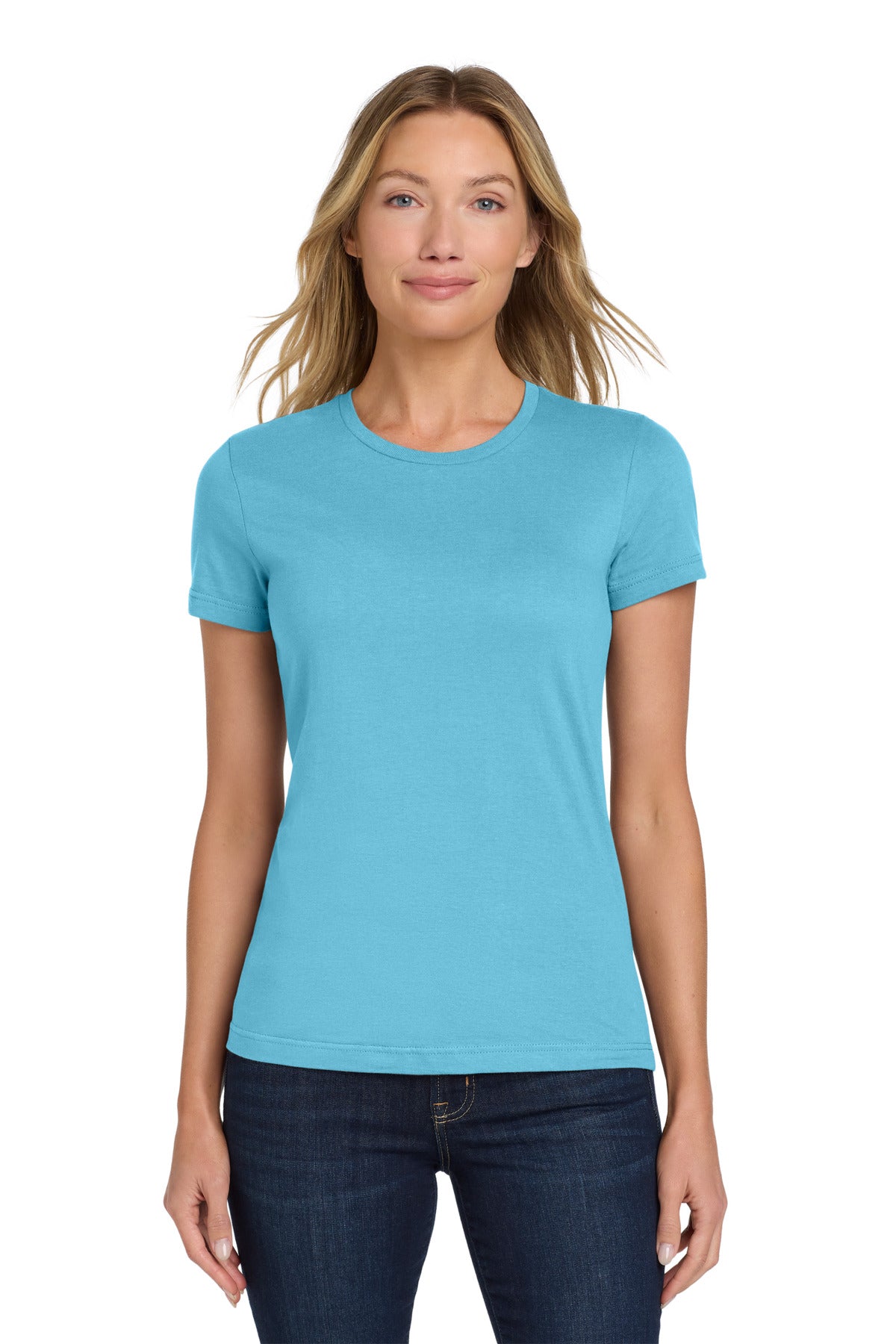 Gildan Softstyle Women's T-Shirt. 64000L - Sky - front