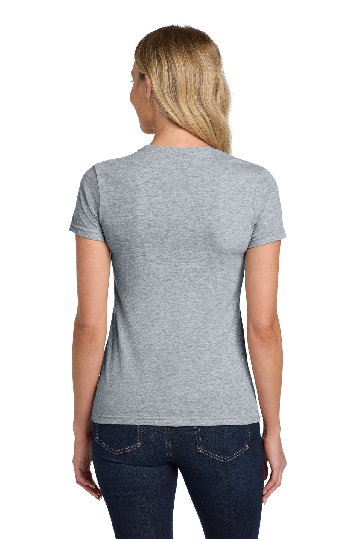 Gildan Softstyle Women's T-Shirt. 64000L - Sport Grey - back