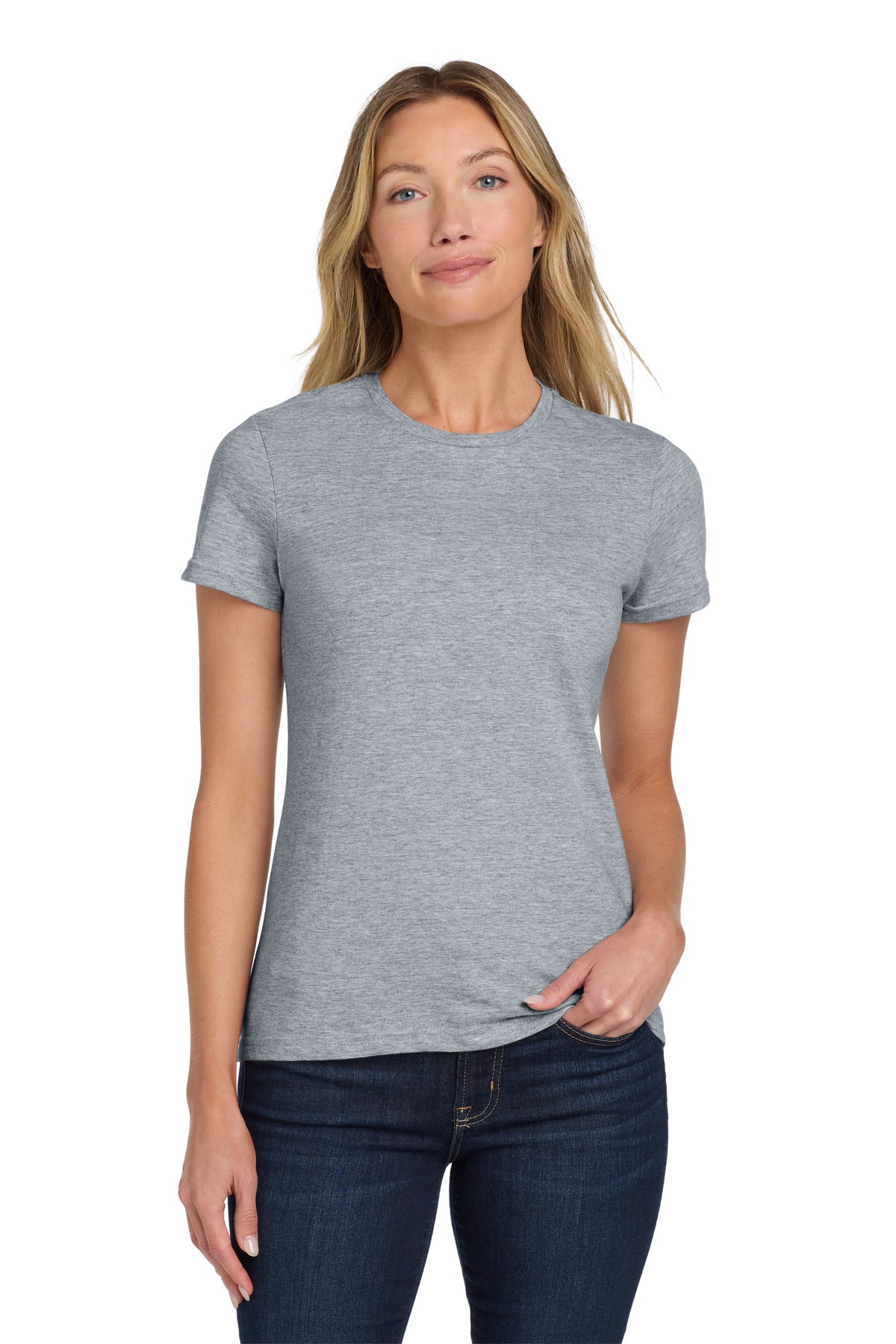 Gildan Softstyle Women's T-Shirt. 64000L - Sport Grey - front