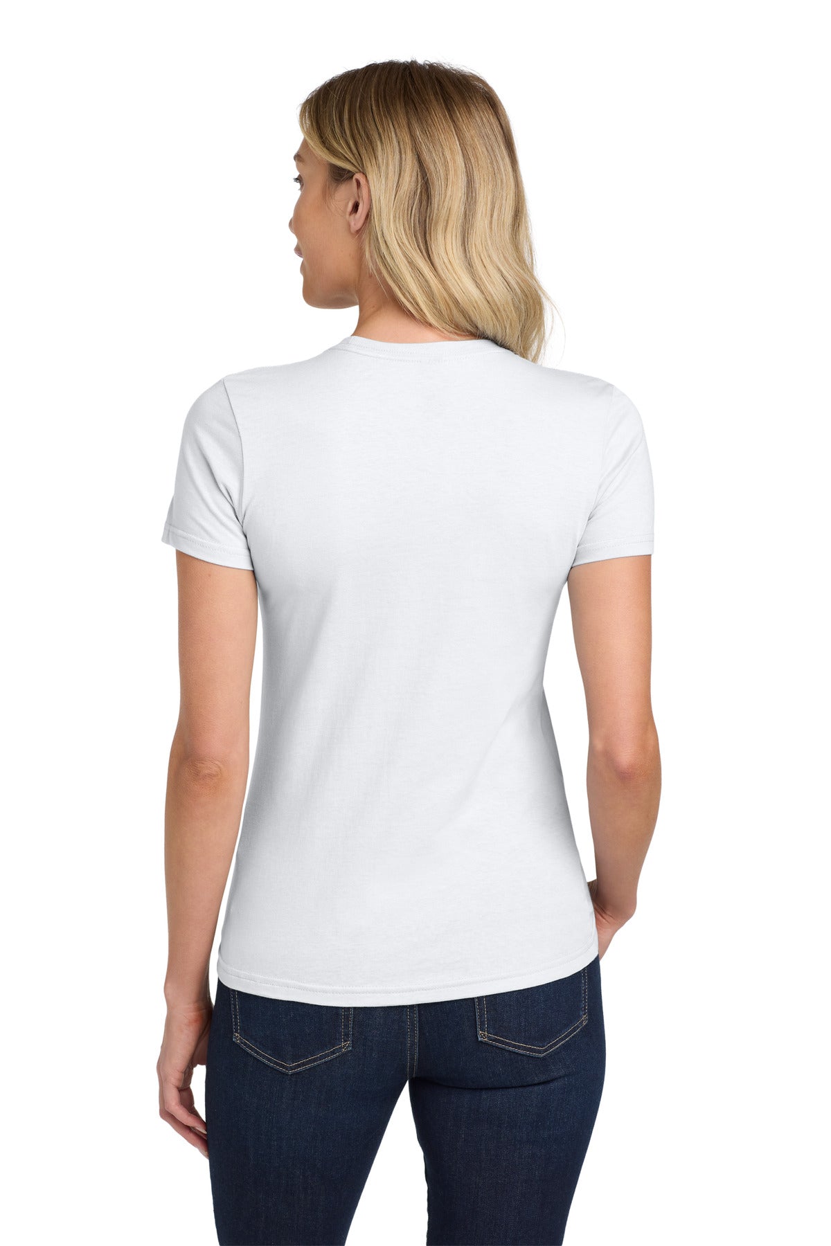 Gildan Softstyle Women's T-Shirt. 64000L - White - back