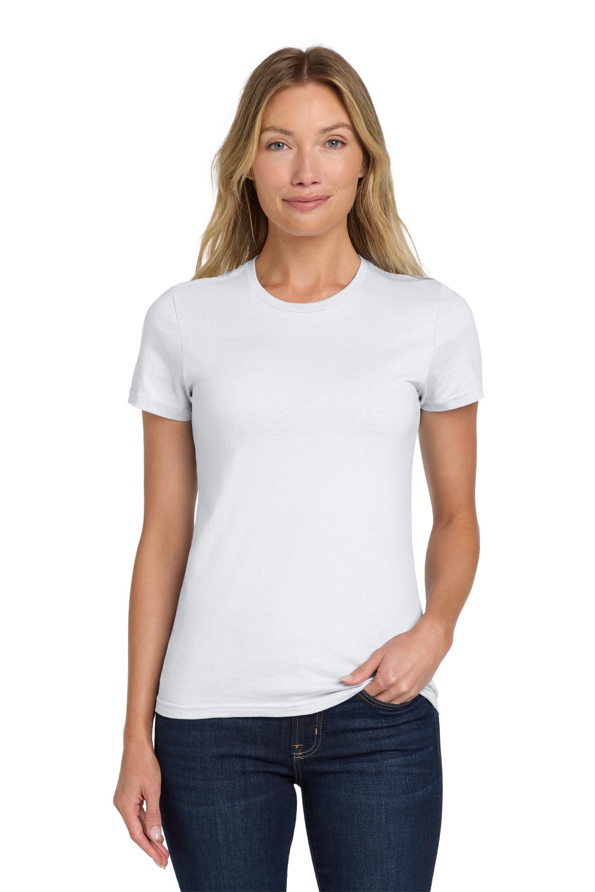 Gildan Softstyle Women's T-Shirt. 64000L - White - front