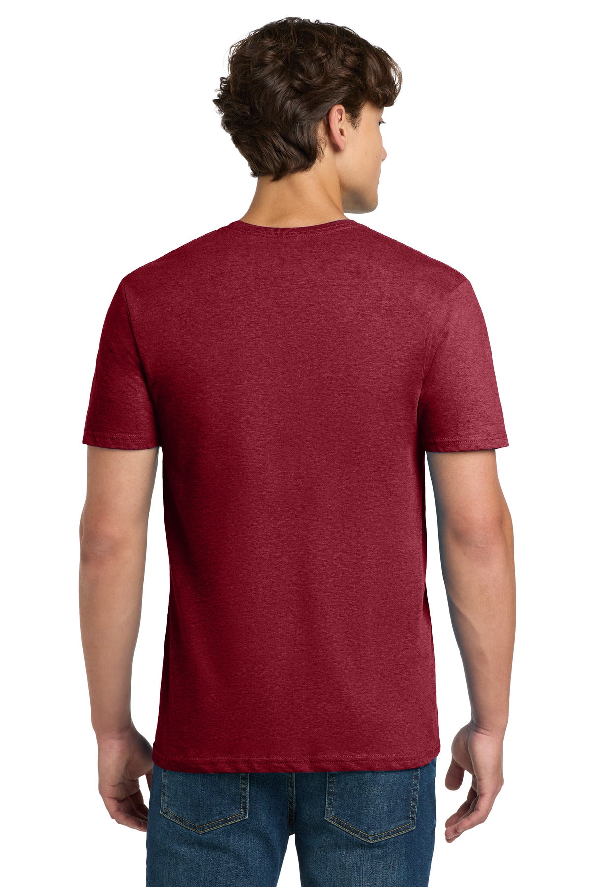 Gildan Softstyle T-Shirt. 64000 - Antique Cherry Red - back
