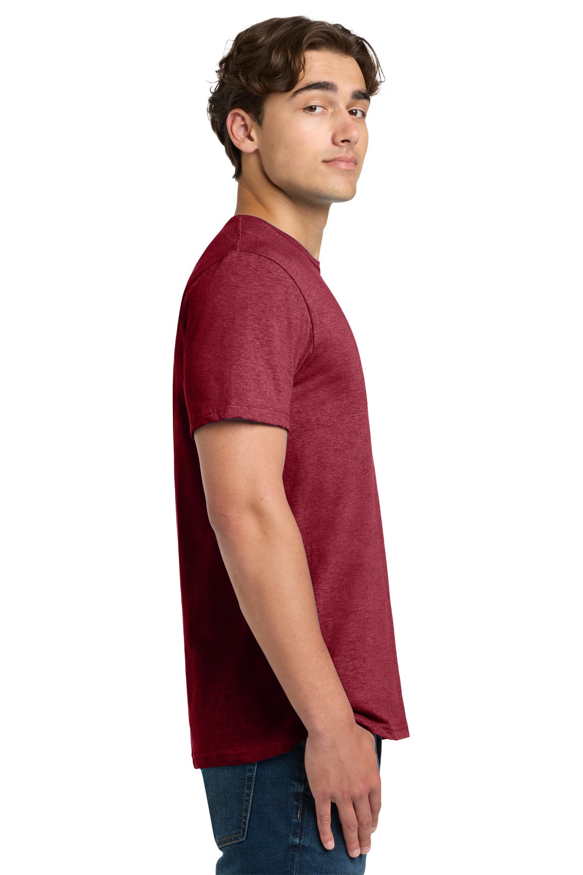 Gildan Softstyle T-Shirt. 64000 - Antique Cherry Red - side