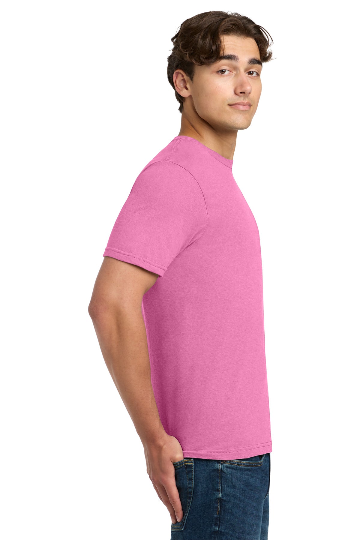 Gildan Softstyle T-Shirt. 64000 - Azalea - side