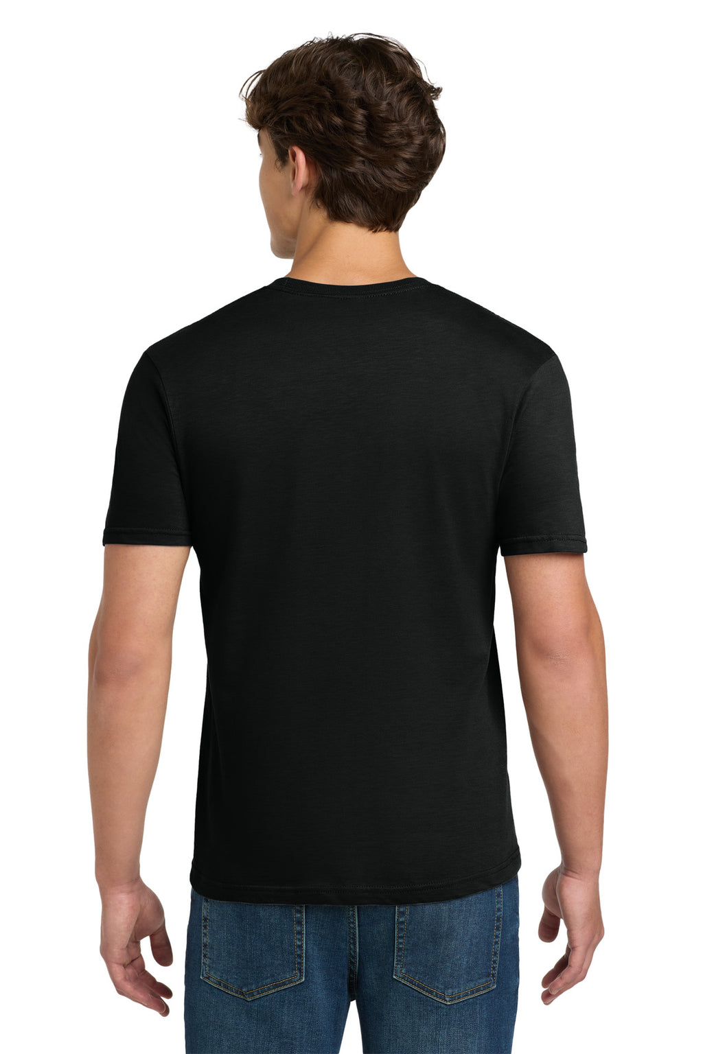 Gildan Softstyle T-Shirt. 64000 - Black - back