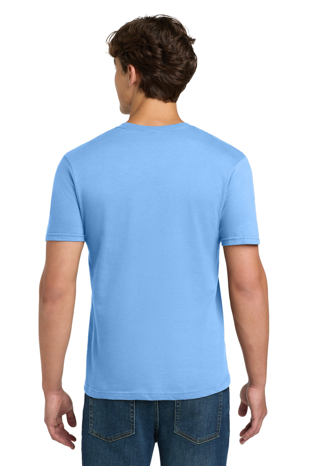 Gildan Softstyle T-Shirt. 64000 - Carolina Blue - back