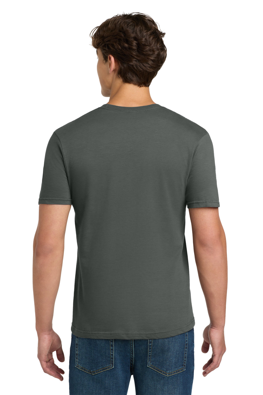 Gildan Softstyle T-Shirt. 64000 - Charcoal - back