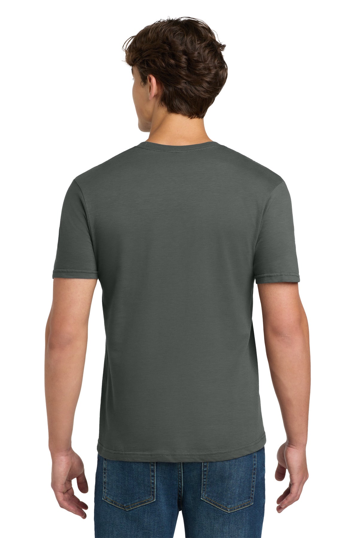 Gildan Softstyle T-Shirt. 64000 - Charcoal - back