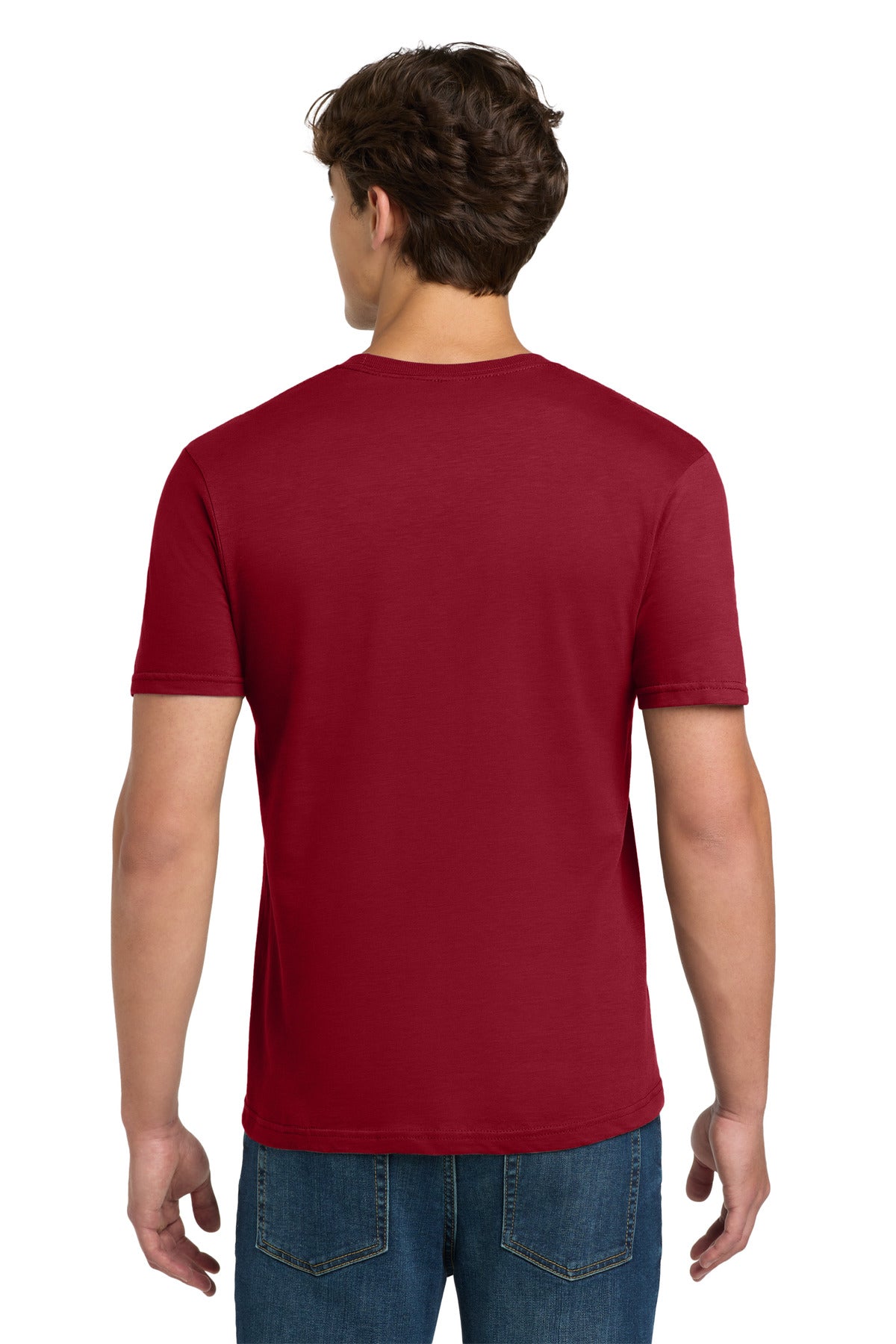 Gildan Softstyle T-Shirt. 64000 - Cherry Red - back
