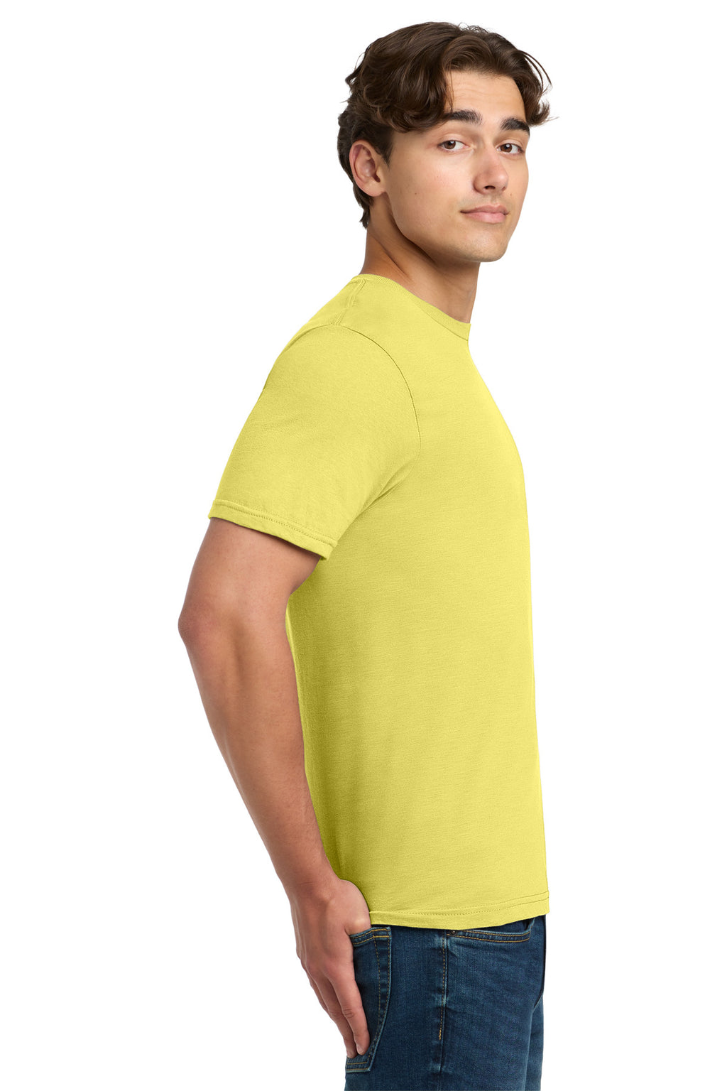 Gildan Softstyle T-Shirt. 64000 - Cornsilk - side