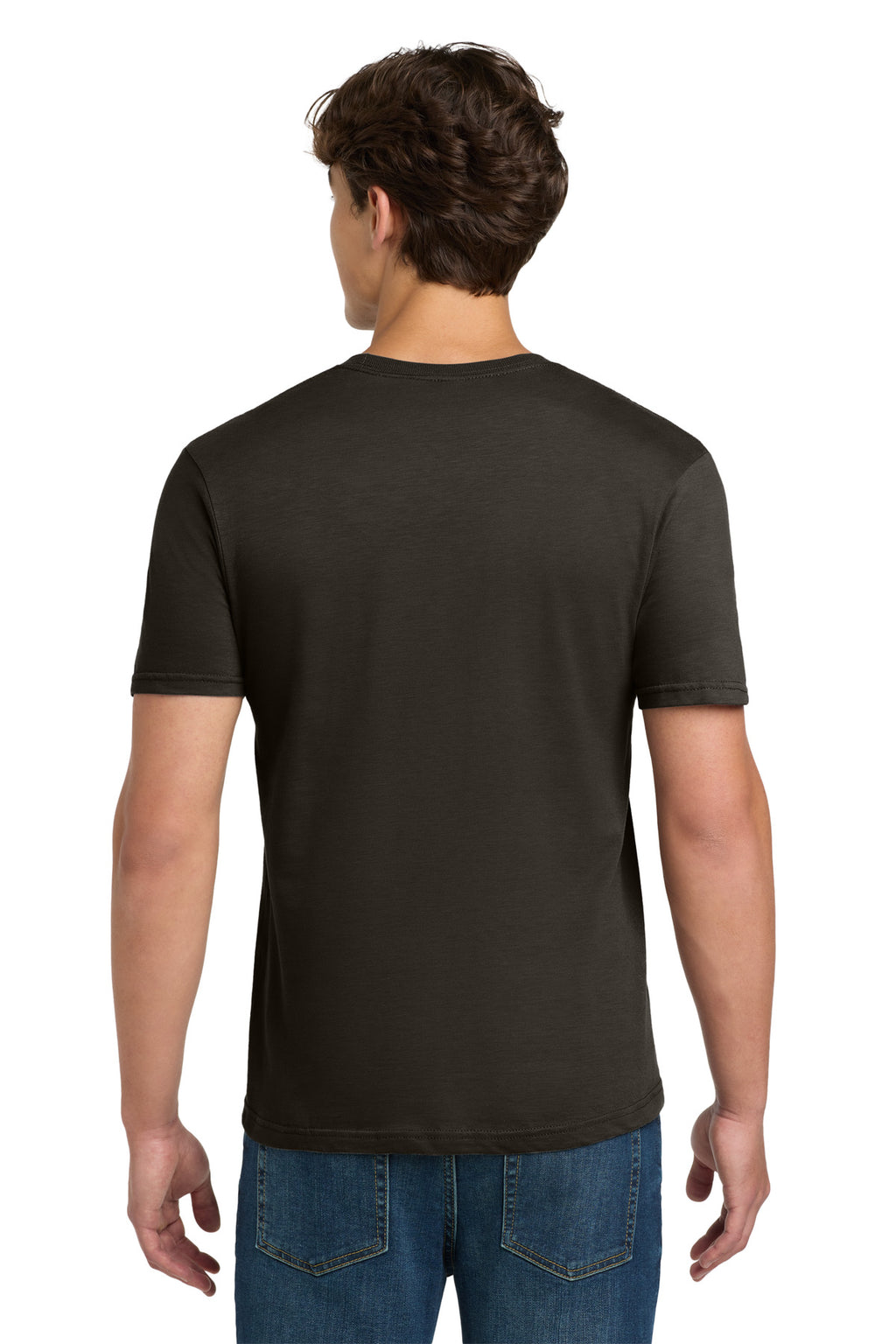 Gildan Softstyle T-Shirt. 64000 - Dark Chocolate - back