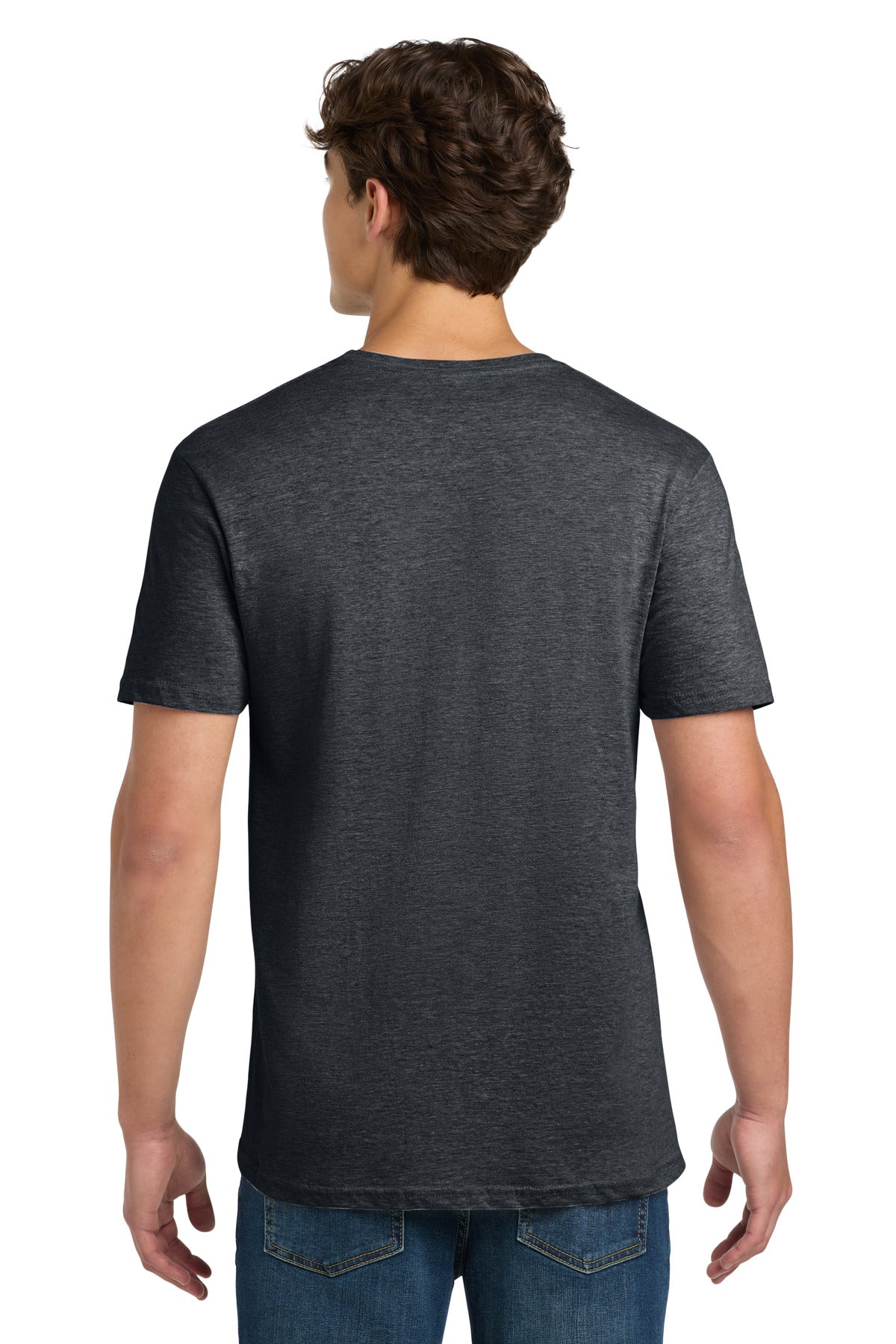 Gildan Softstyle T-Shirt. 64000 - Dark Heather - back