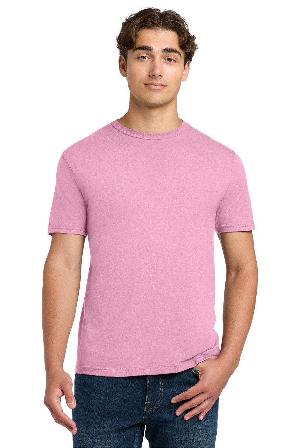 Gildan Softstyle T-Shirt. 64000 - Fan Candy Pink - front