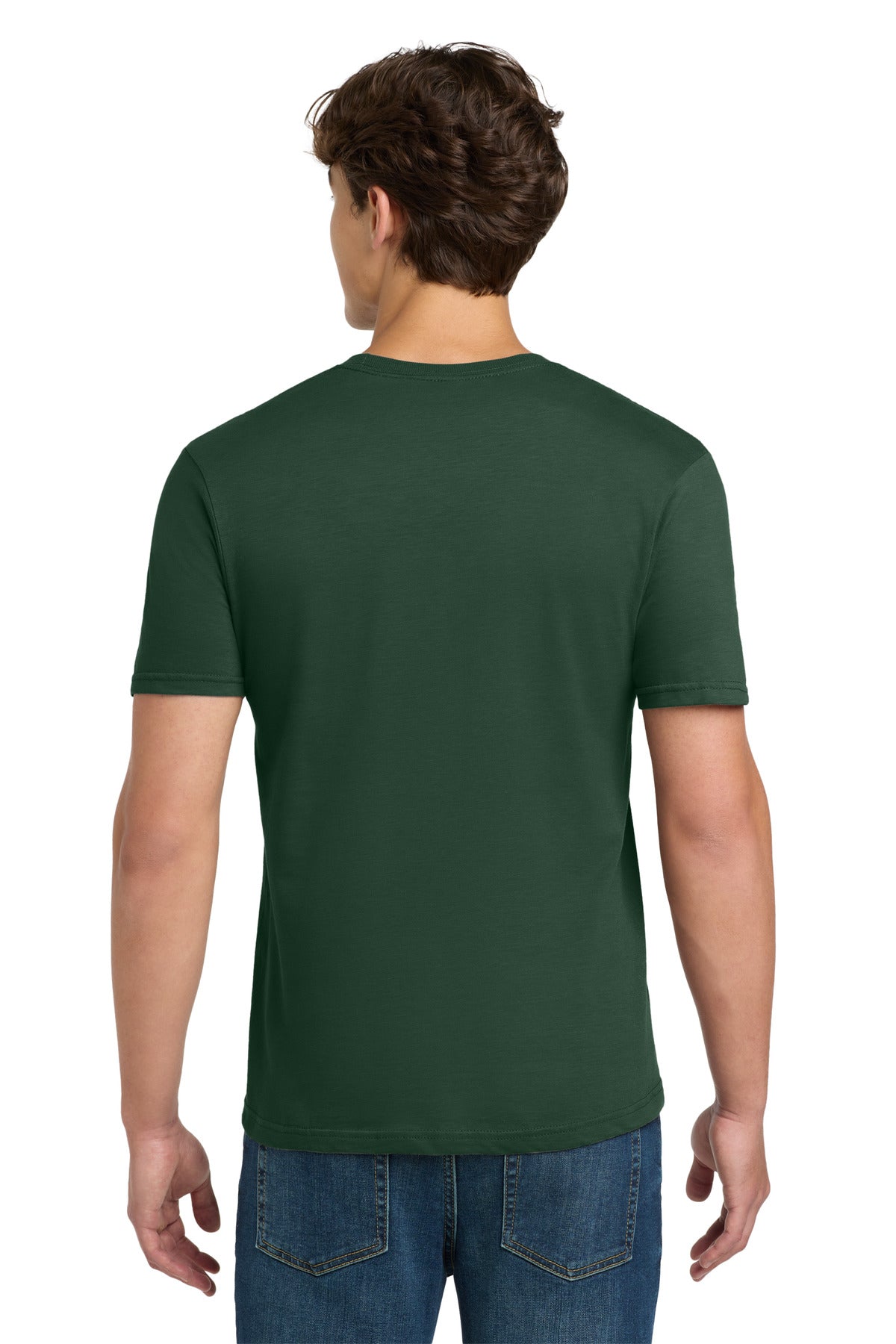 Gildan Softstyle T-Shirt. 64000 - Fan Dark Green - back