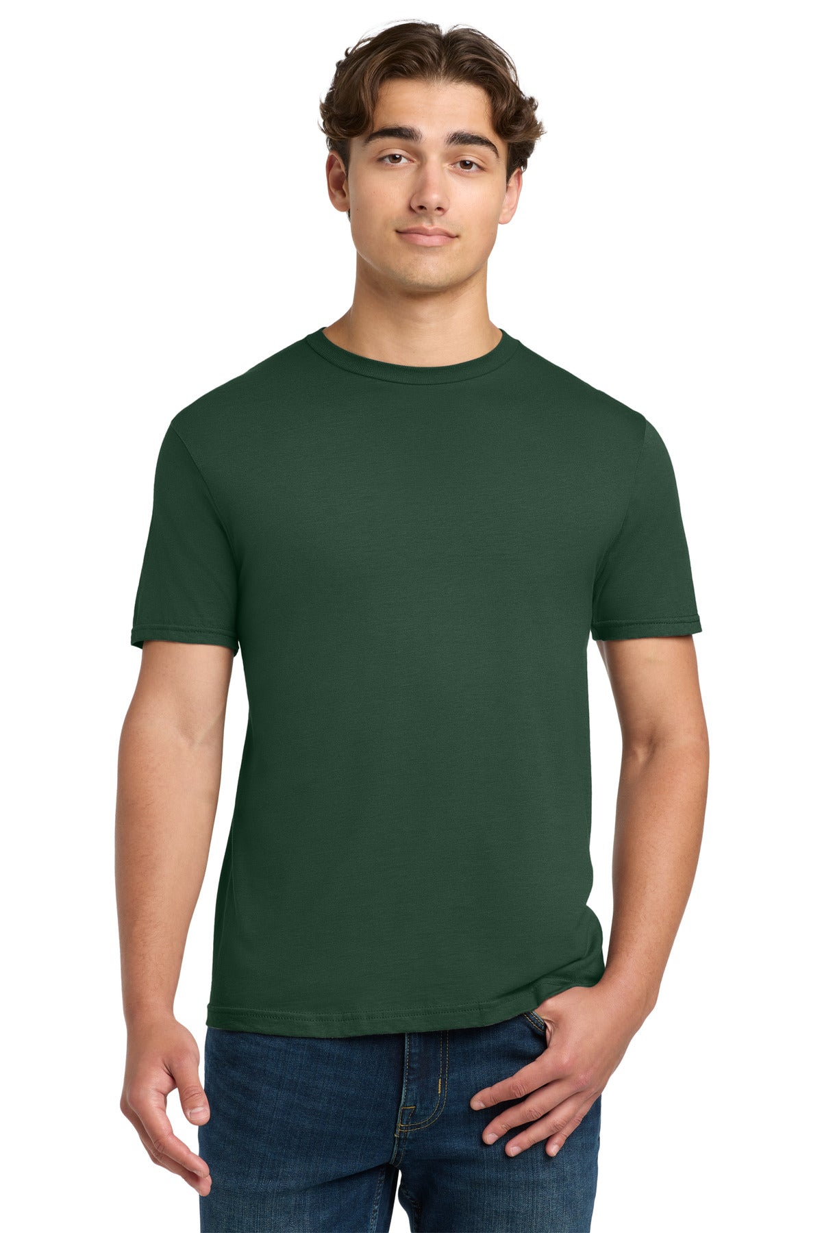 Gildan Softstyle T-Shirt. 64000 - Fan Dark Green - front