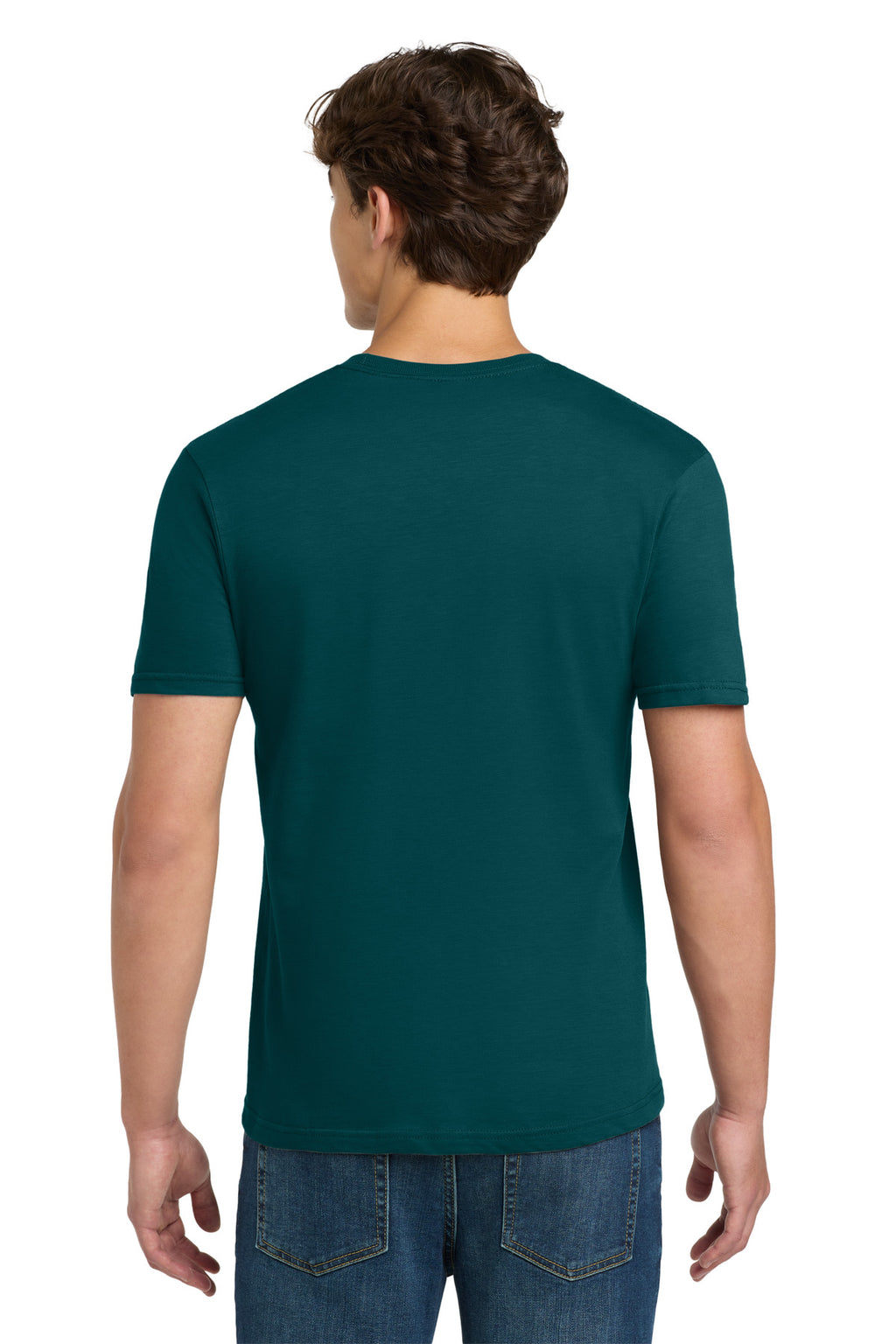 Gildan Softstyle T-Shirt. 64000 - Fan Marine Green - back