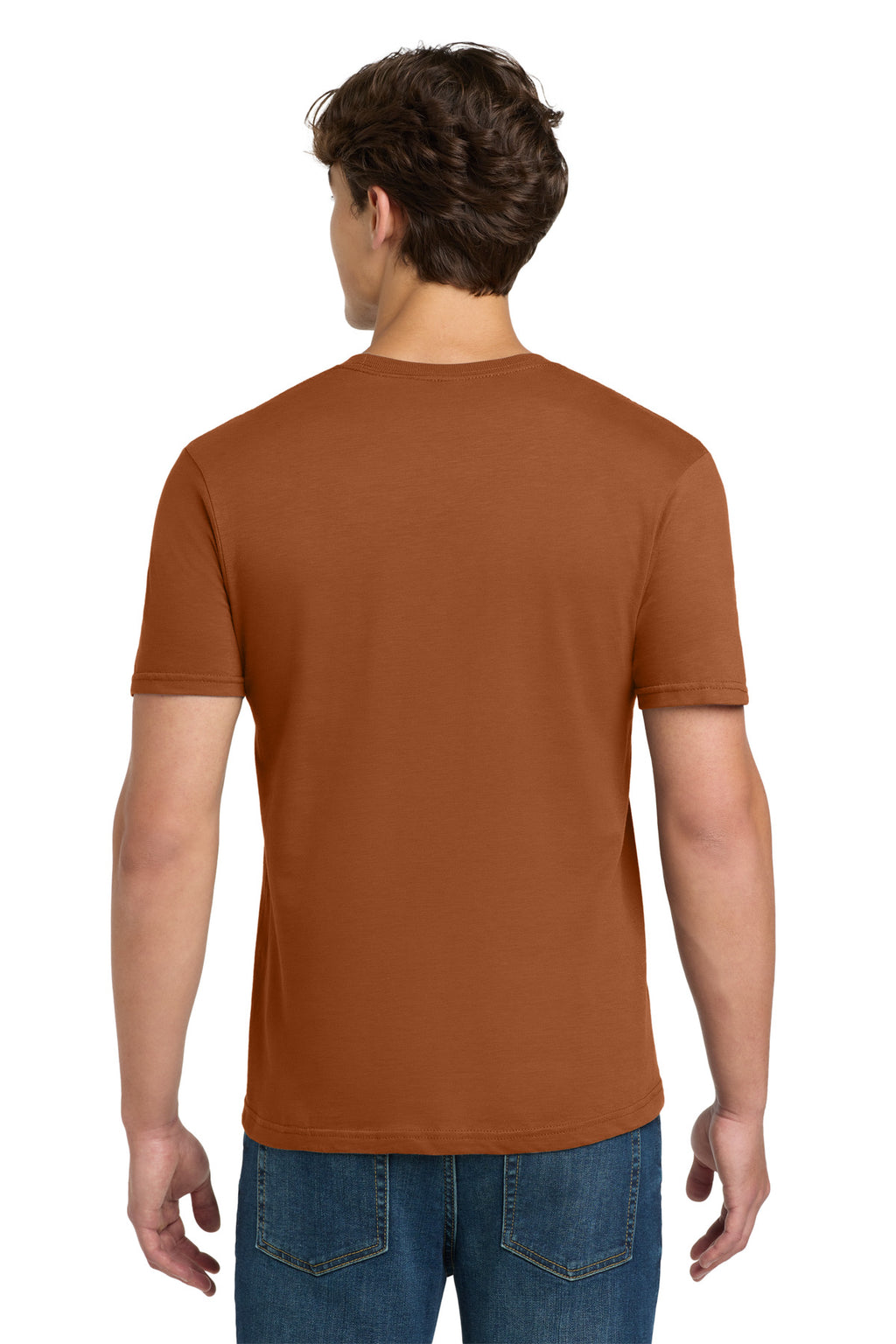 Gildan Softstyle T-Shirt. 64000 - Fan T. Orange - back