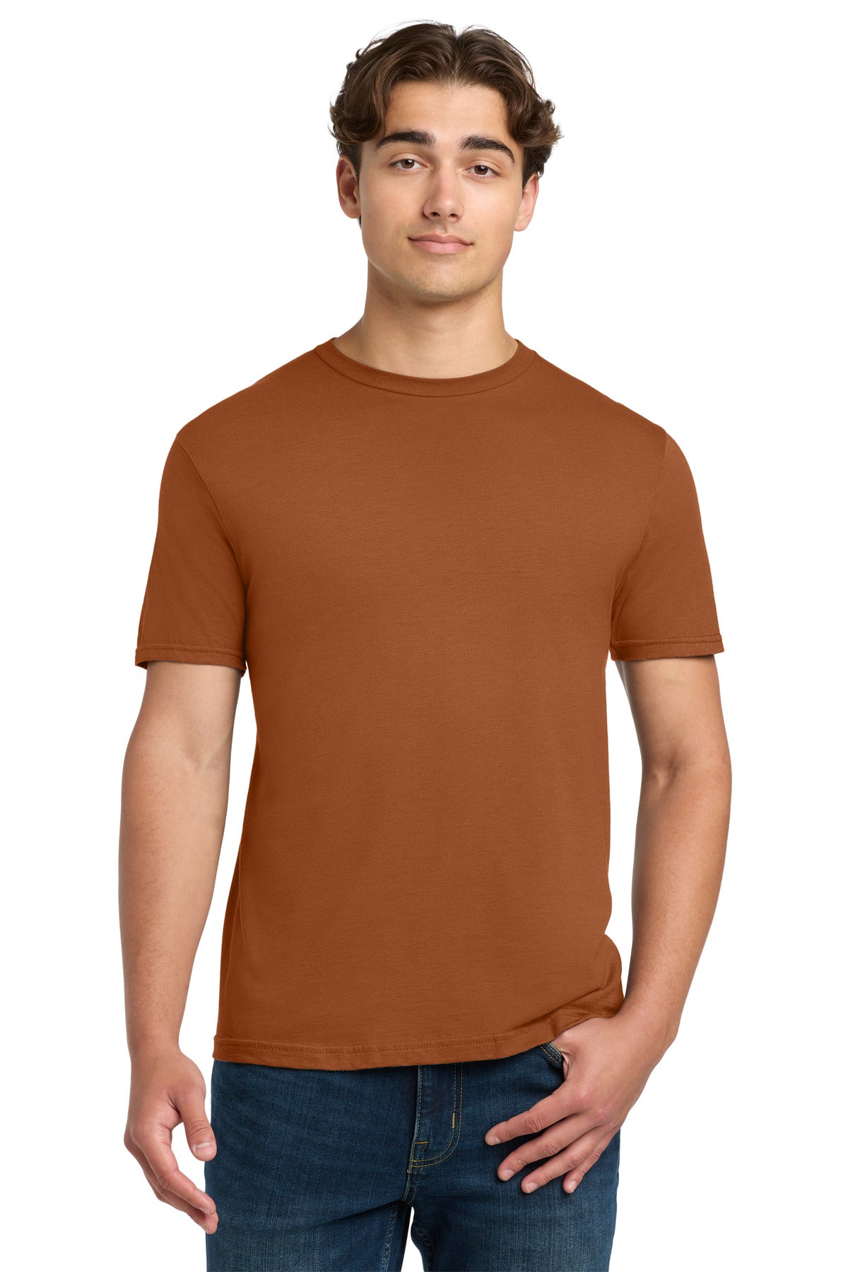 Gildan Softstyle T-Shirt. 64000 - Fan T. Orange - front