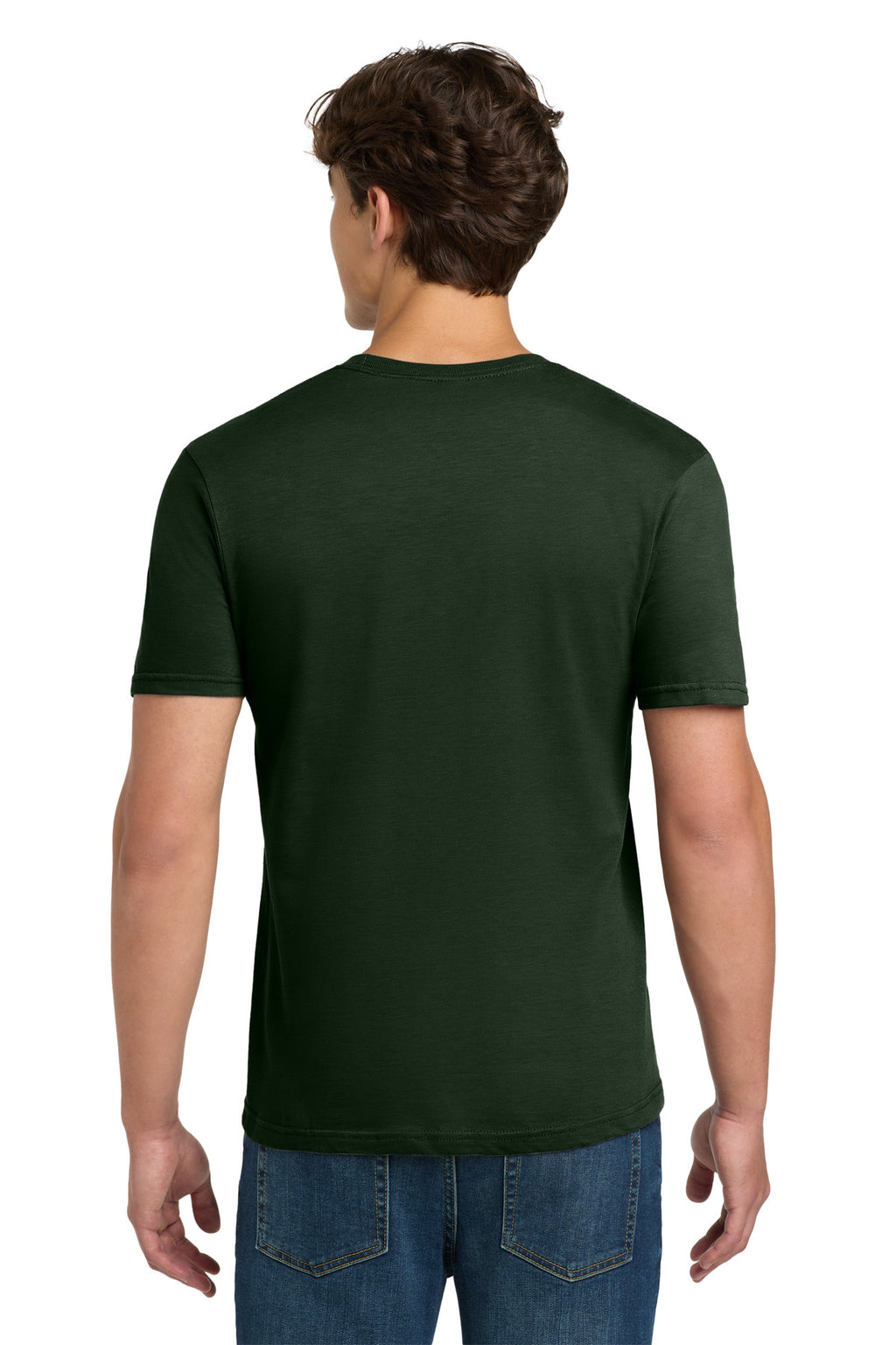 Gildan Softstyle T-Shirt. 64000 - Forest Green - back