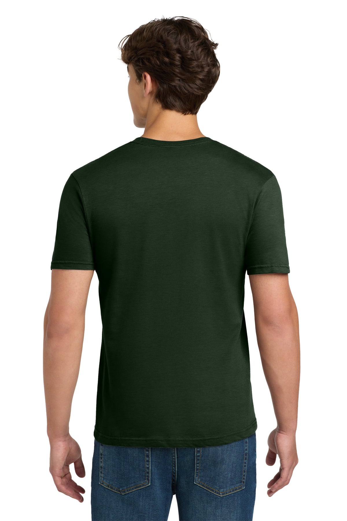 Gildan Softstyle T-Shirt. 64000 - Forest Green - back