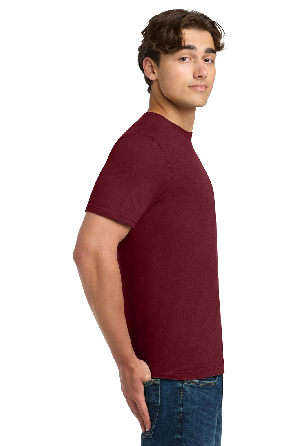 Gildan Softstyle T-Shirt. 64000 - Garnet - side