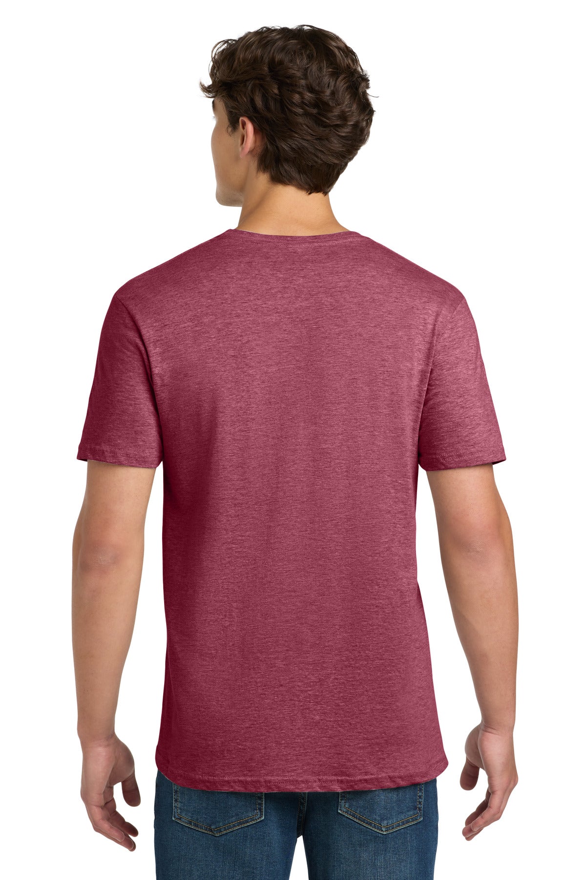 Gildan Softstyle T-Shirt. 64000 - Heather Cardinal - back