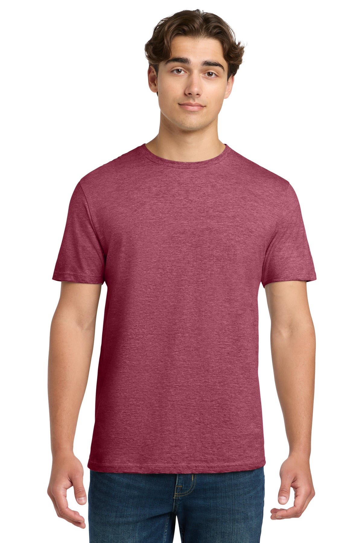 Gildan Softstyle T-Shirt. 64000 - Heather Cardinal - front