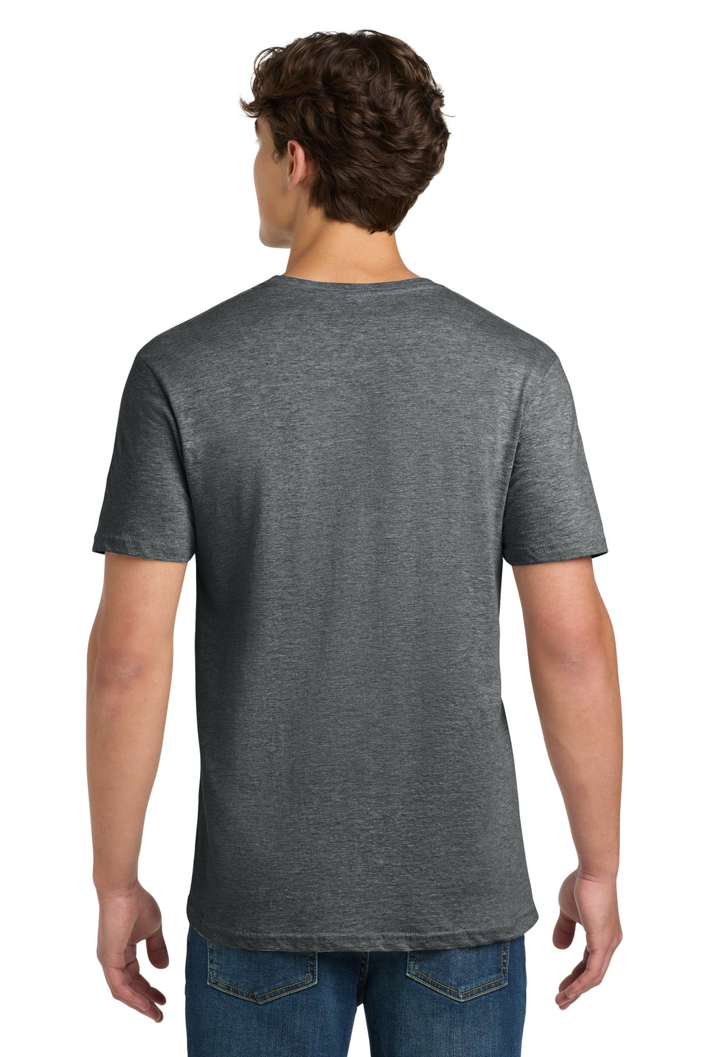 Gildan Softstyle T-Shirt. 64000 - Heather Dark Grey - back