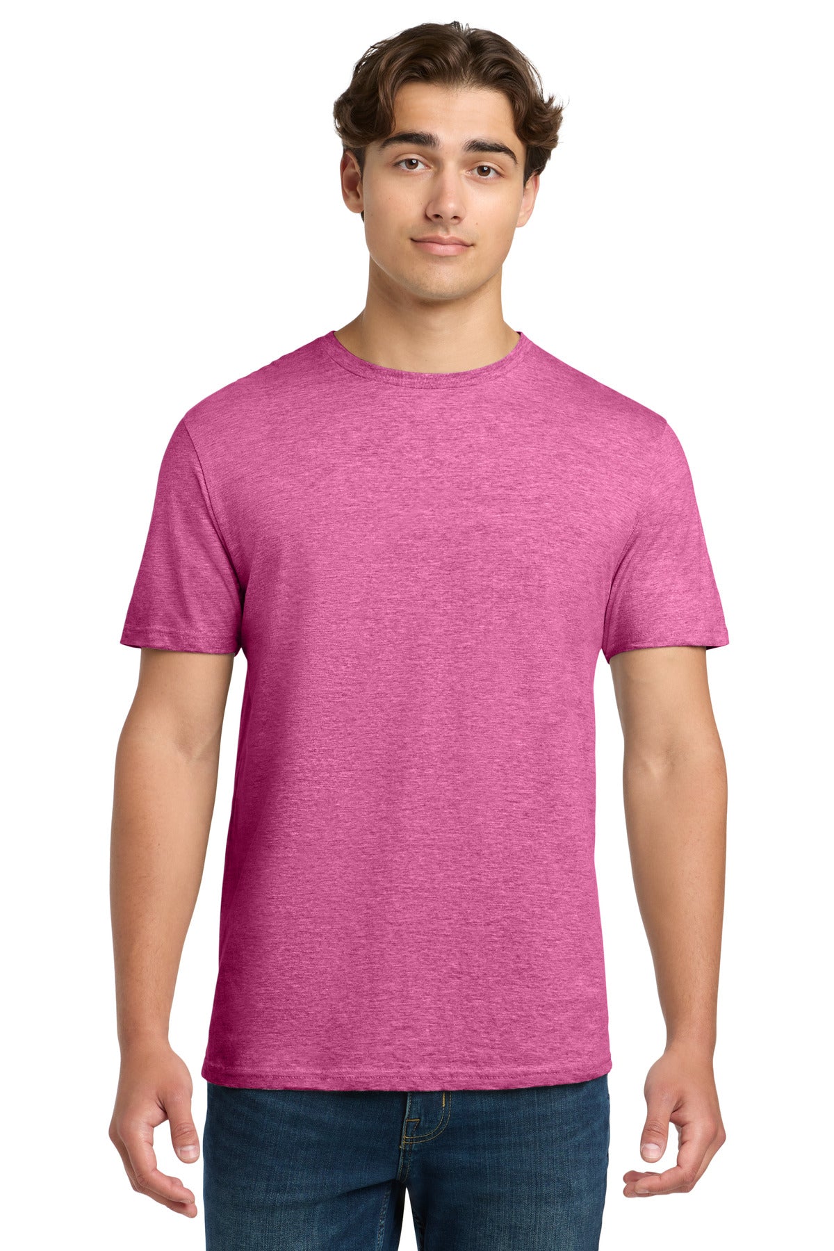 Gildan Softstyle T-Shirt. 64000 - Heather Heliconia - front