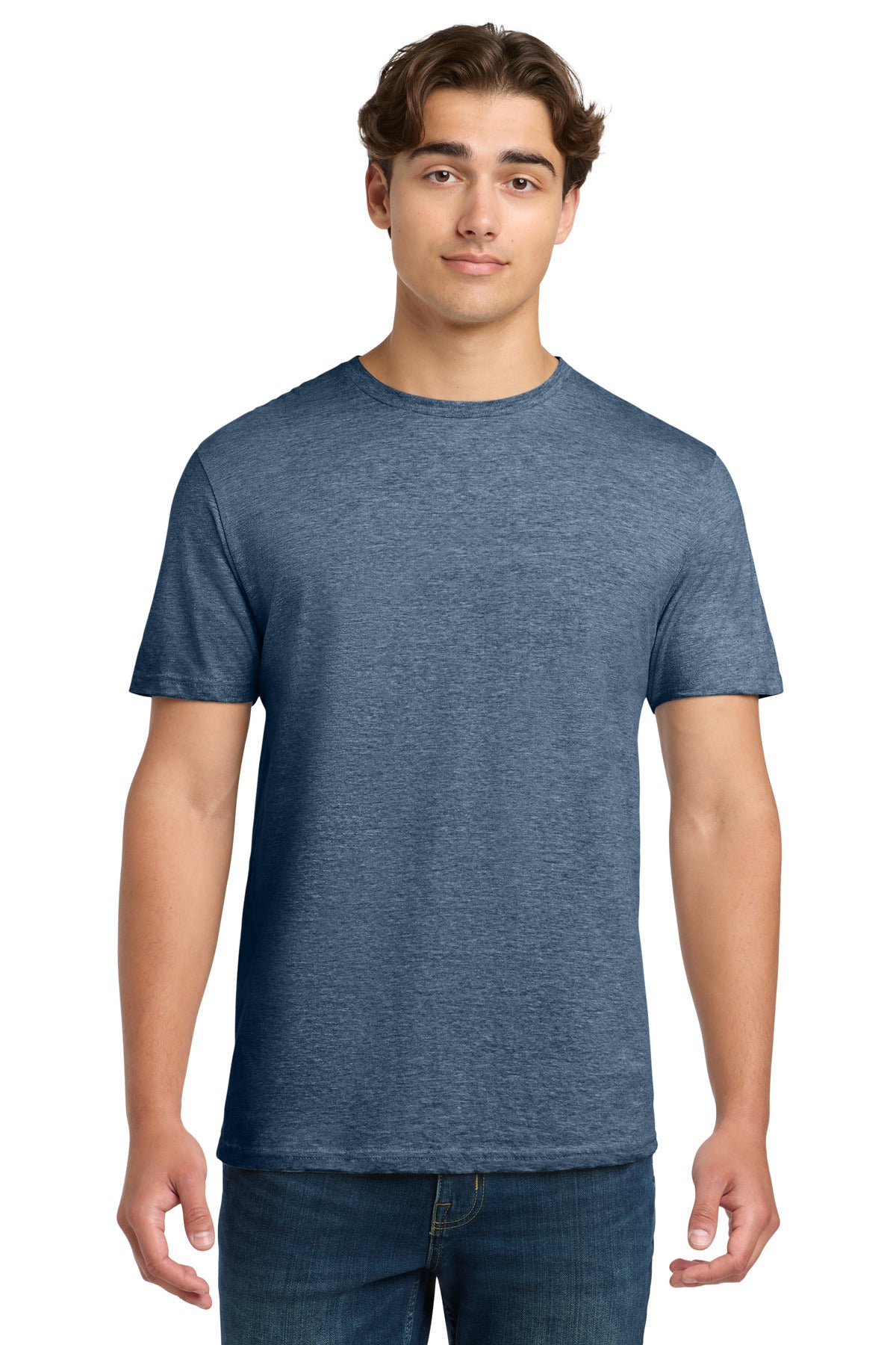 Gildan Softstyle T-Shirt. 64000 - Heather Indigo - front