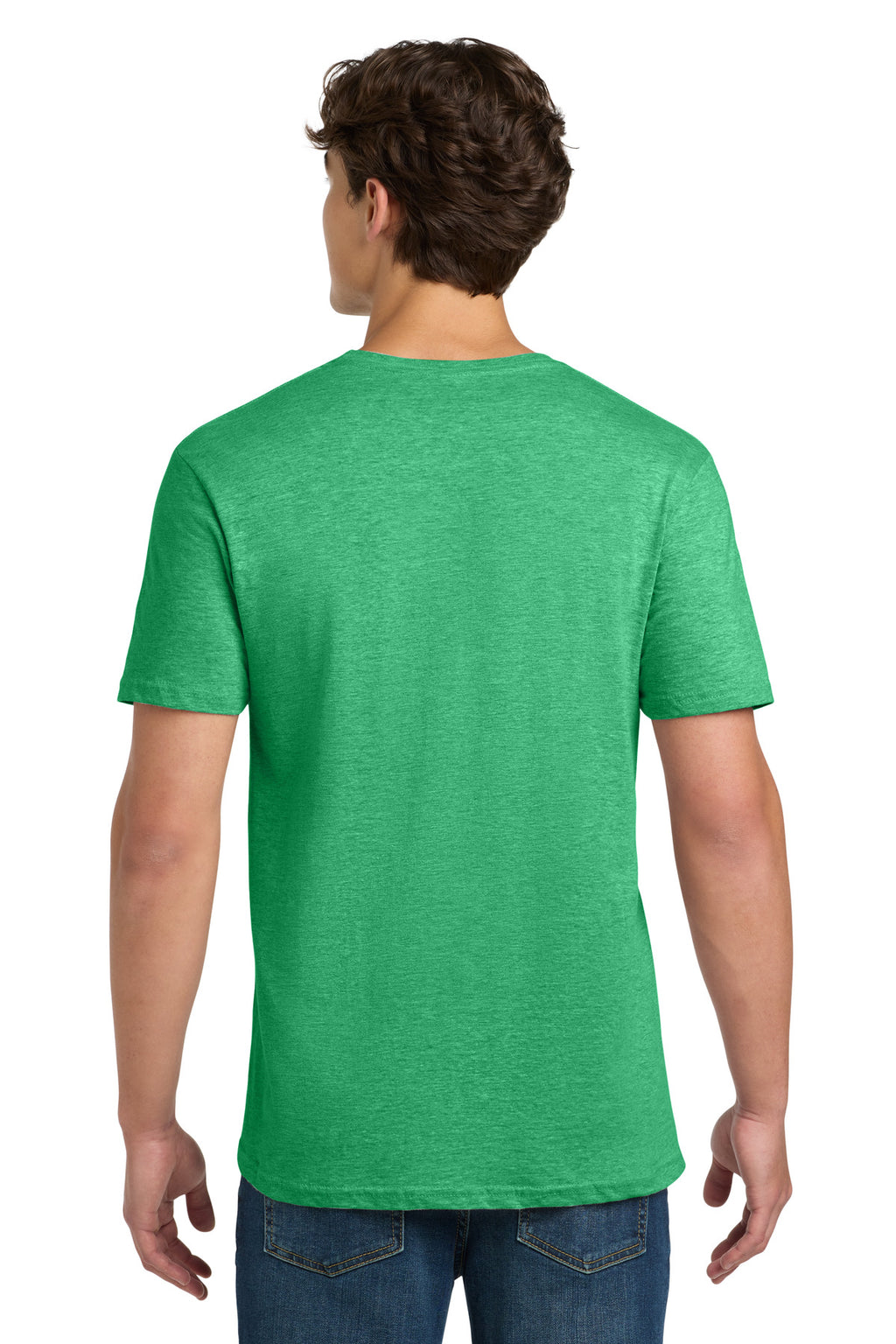Gildan Softstyle T-Shirt. 64000 - Heather Irish Green - back