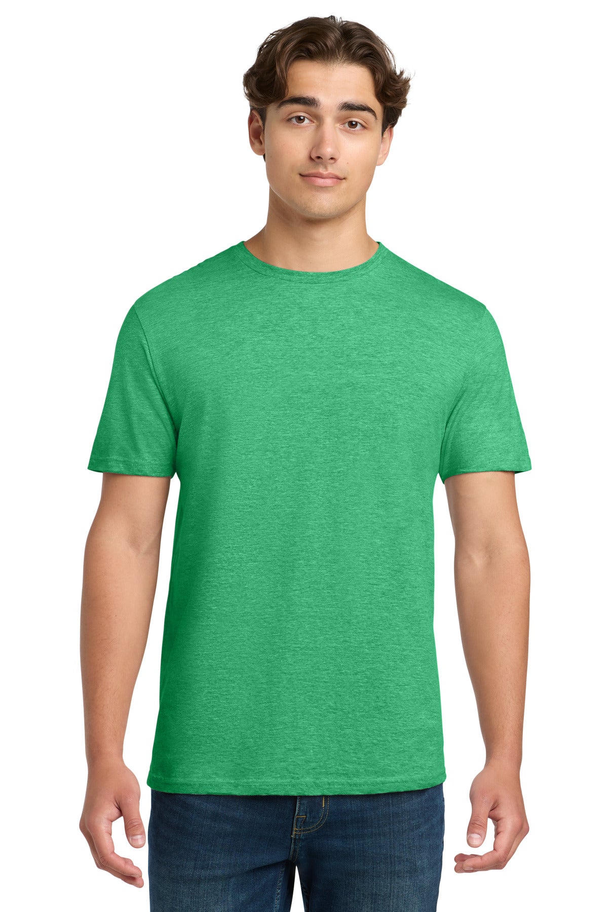 Gildan Softstyle T-Shirt. 64000 - Heather Irish Green - front