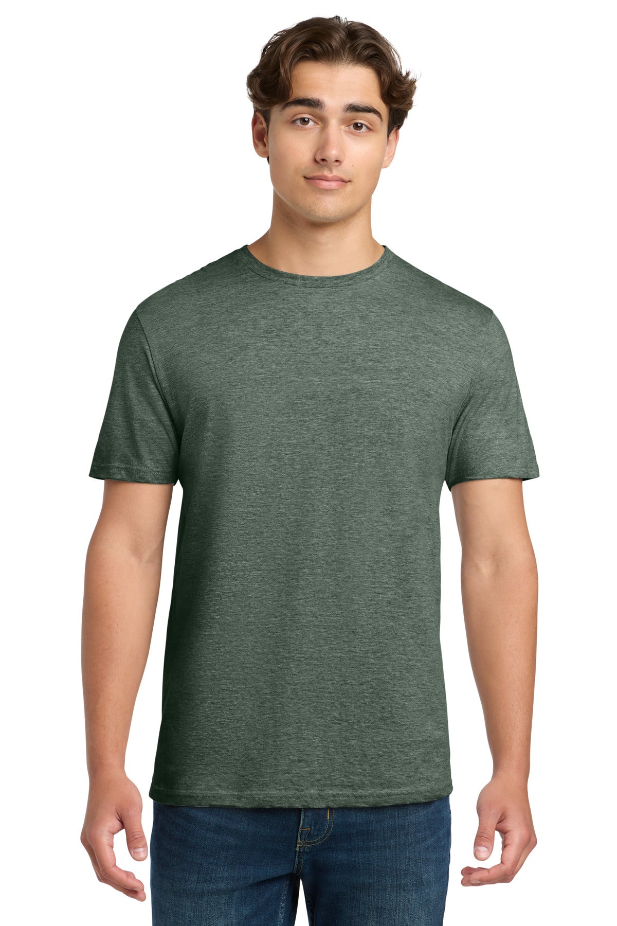 Gildan Softstyle T-Shirt. 64000 - Heather Military Green - front