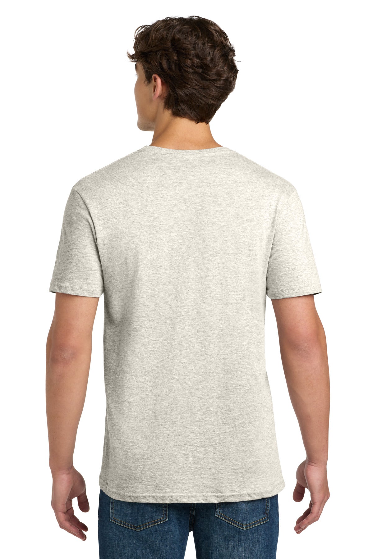 Gildan Softstyle T-Shirt. 64000 - Heather Oatmeal - back