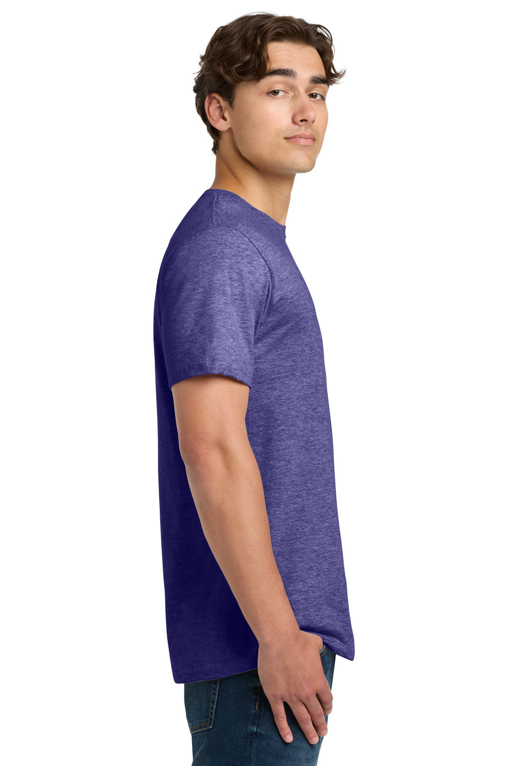 Gildan Softstyle T-Shirt. 64000 - Heather Purple - side