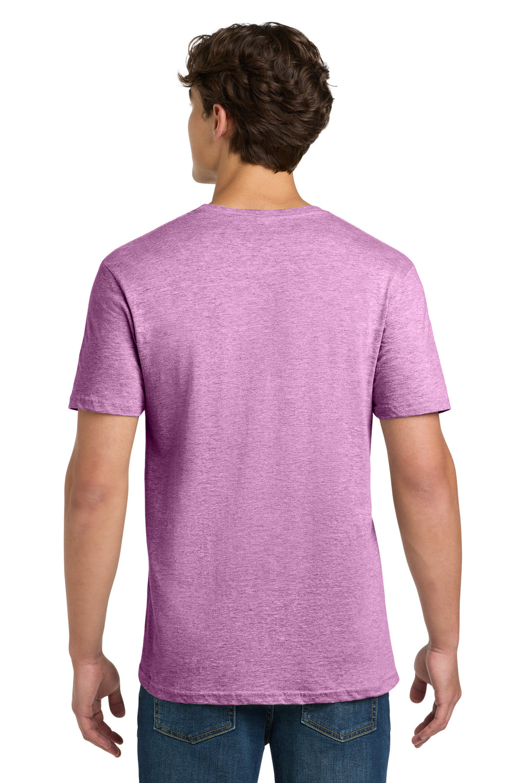 Gildan Softstyle T-Shirt. 64000 - Heather Radiant Orchid - back